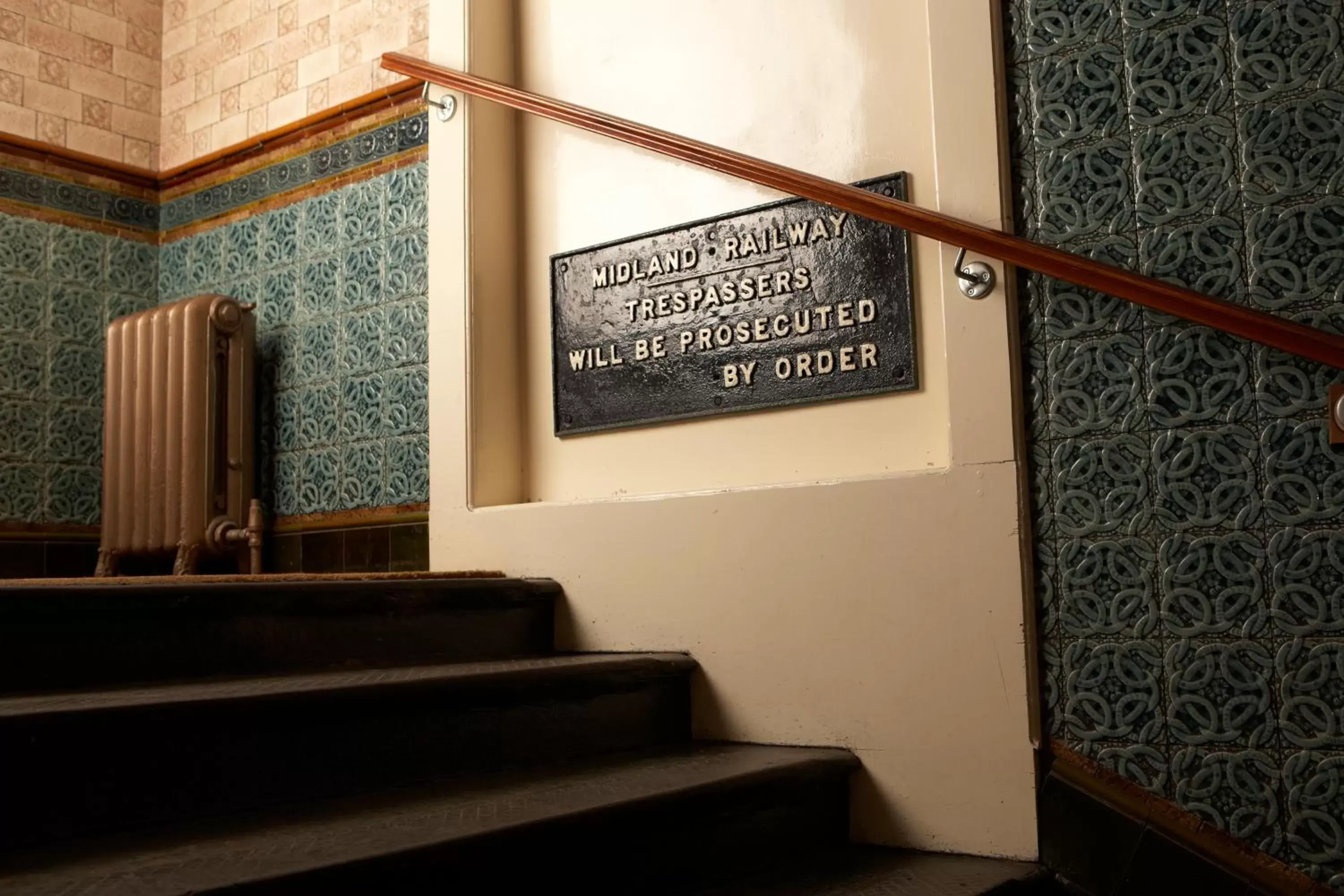 Decorative detail in The Midland Hotel