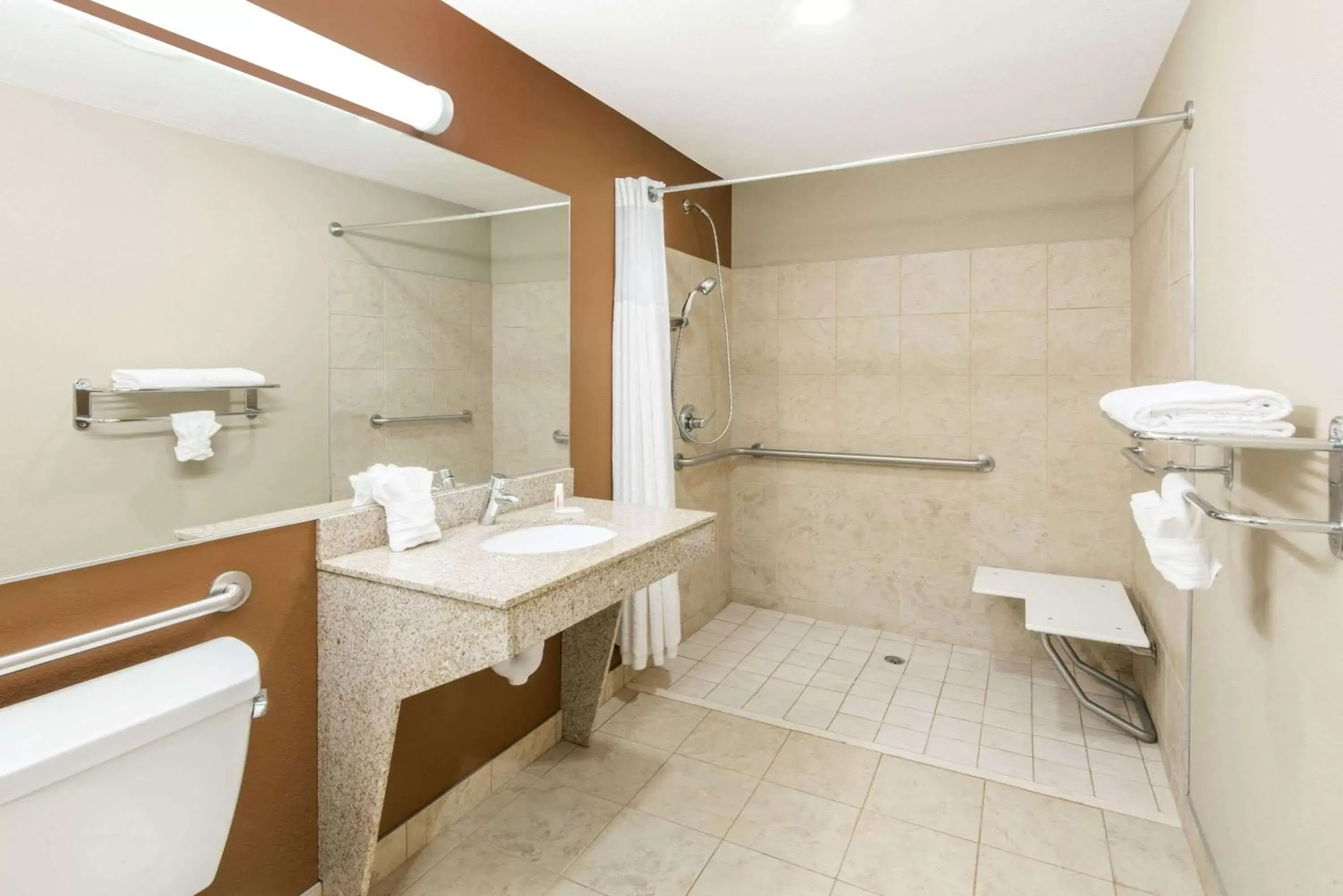 Bathroom in Microtel Inn and Suites North Canton