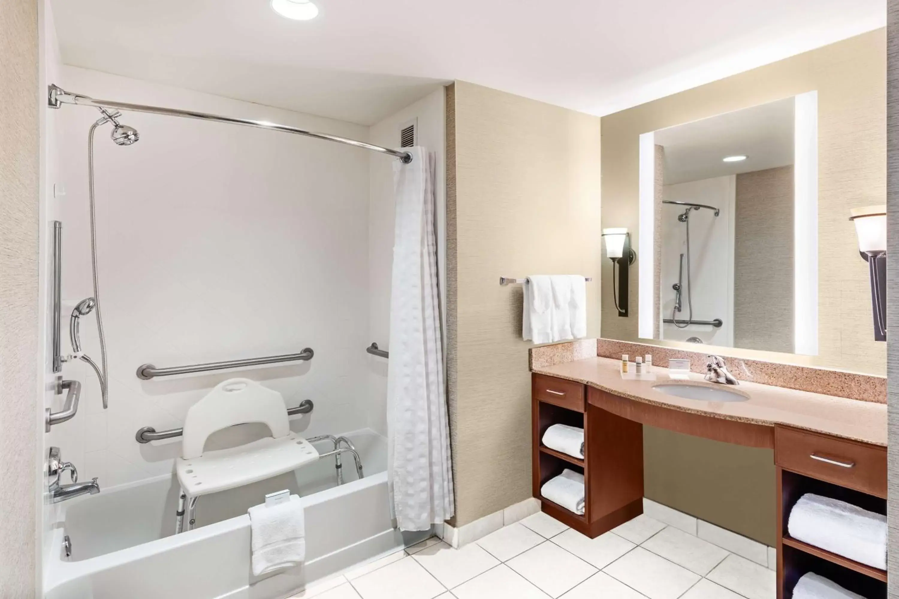 Bathroom in Homewood Suites by Hilton Shreveport