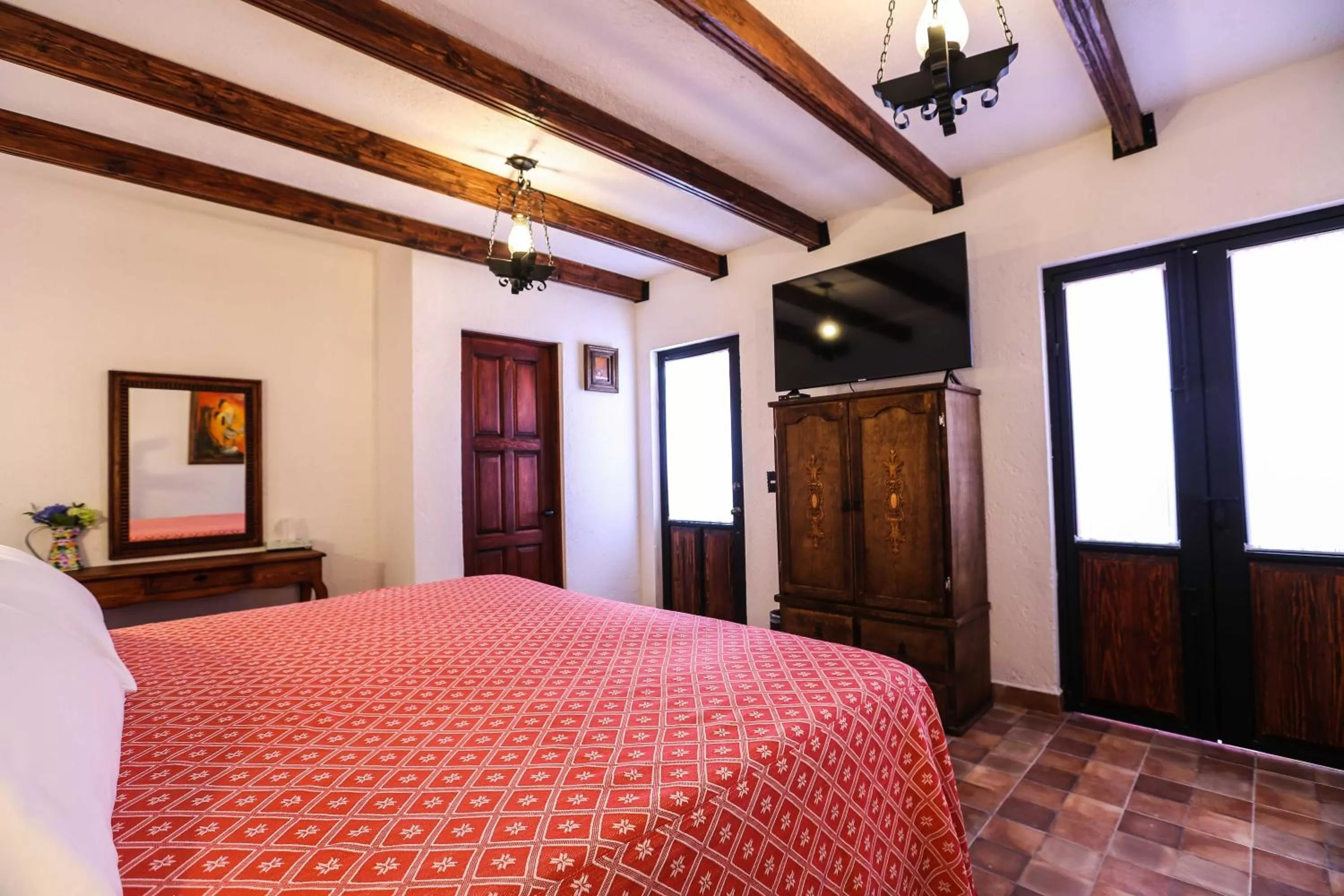 Bedroom, Bed in El mesón del Quijote