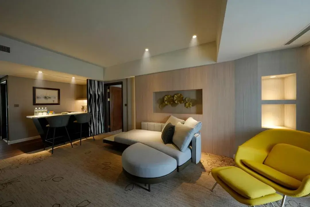 Living room in Evergreen Plaza Hotel - Tainan Living room in Evergreen Plaza Hotel - Tainan