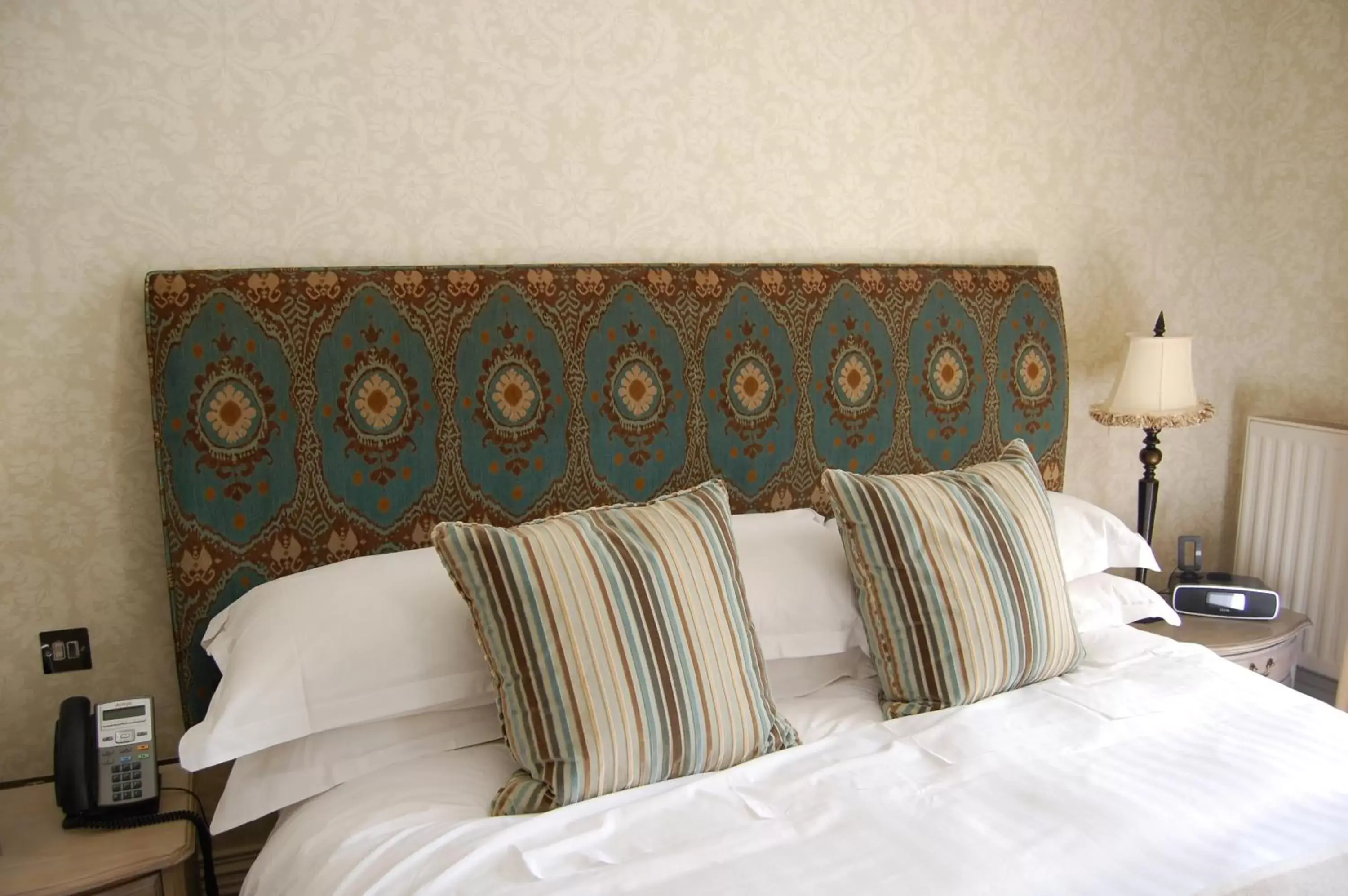 Decorative detail, Bed in Castle House Hotel