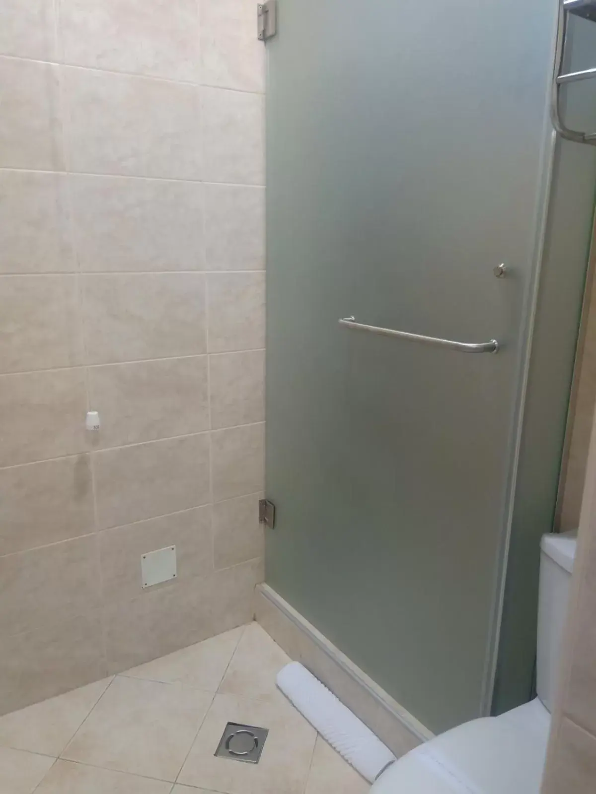 Shower, Bathroom in Garni Hotel Nevski