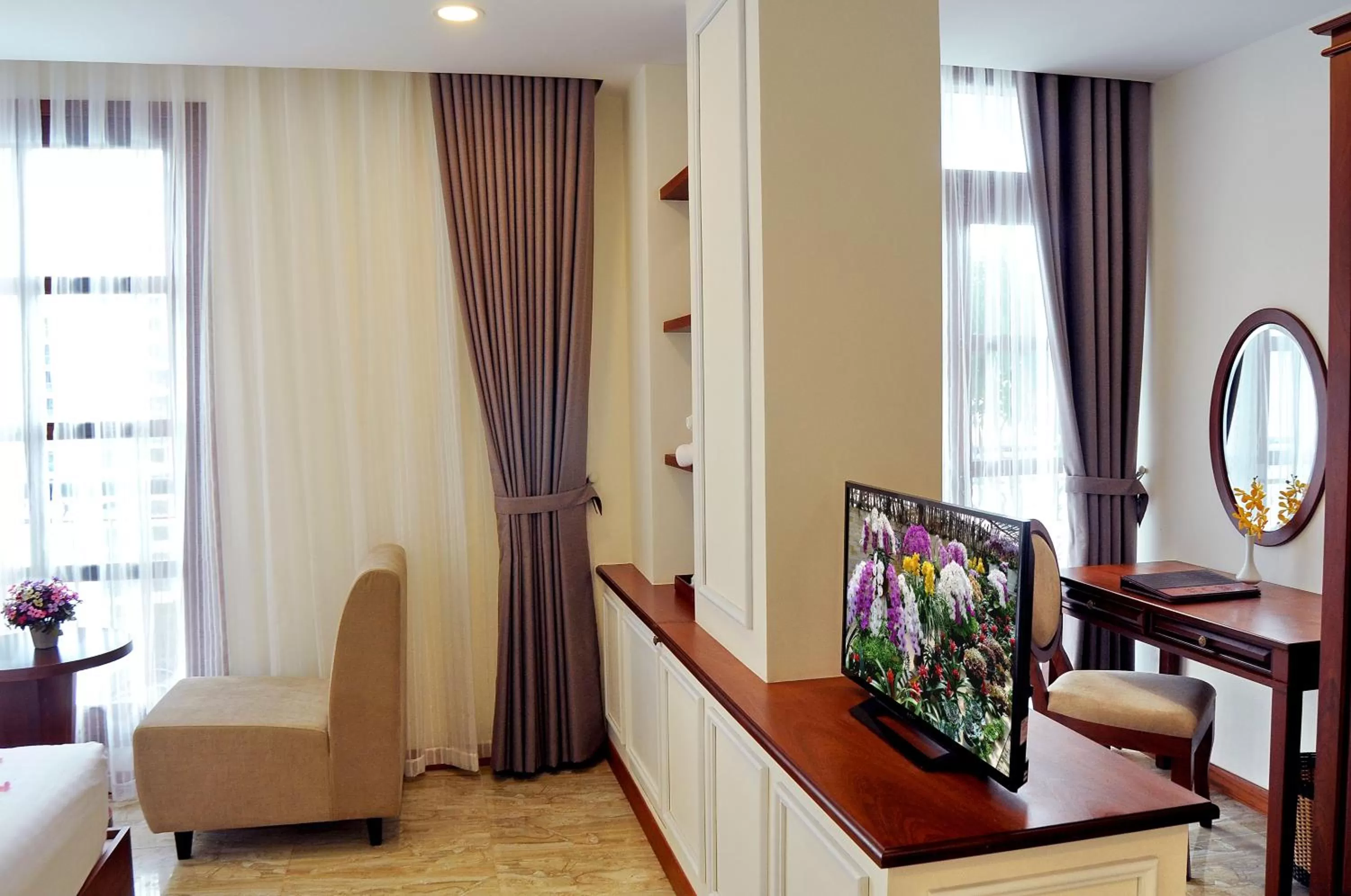 Decorative detail, Bed in Apus Hotel