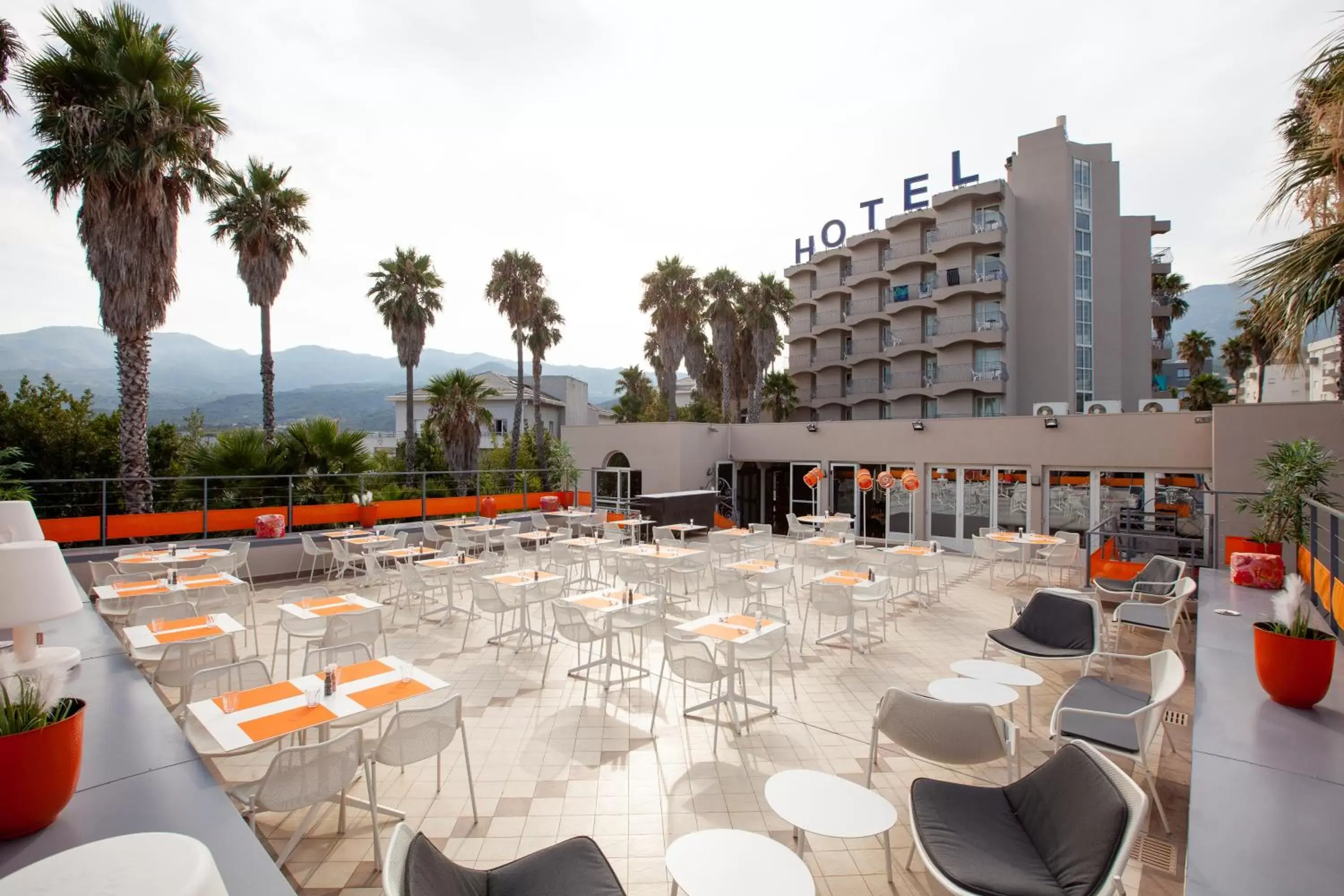 Balcony/Terrace in Hotel Restaurant & Spa L'Ostella