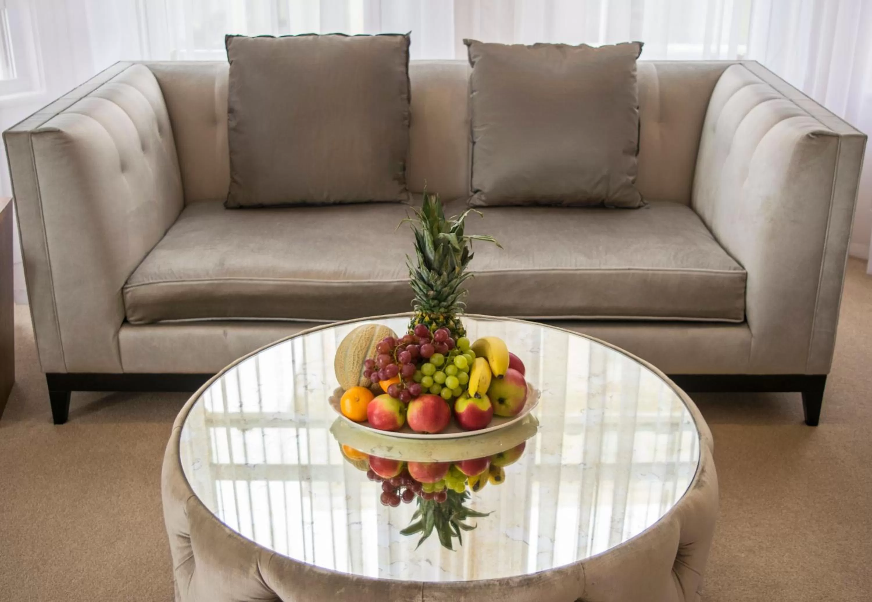 Seating area in The Chatsworth Hotel