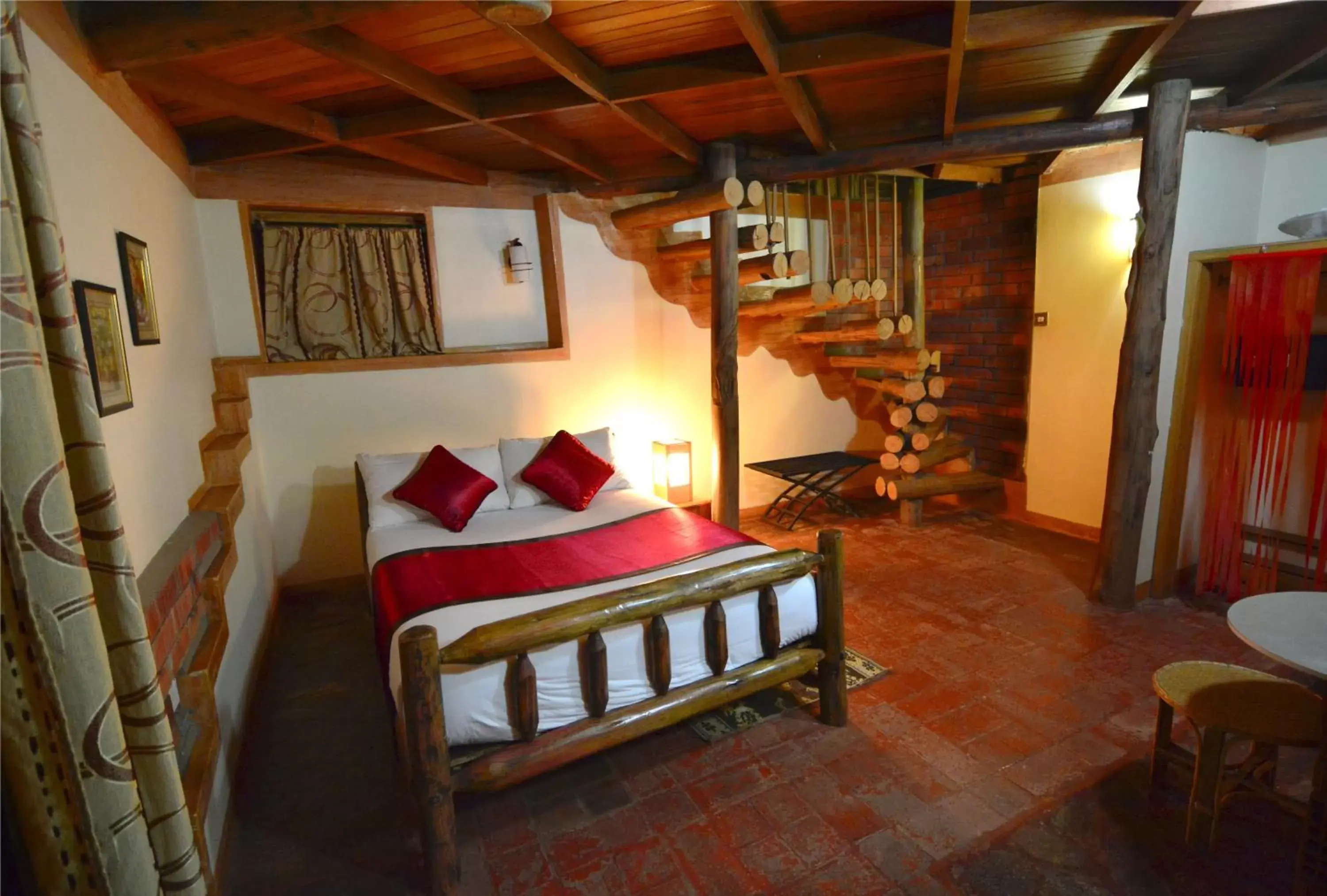 Bed in Forest Cottages