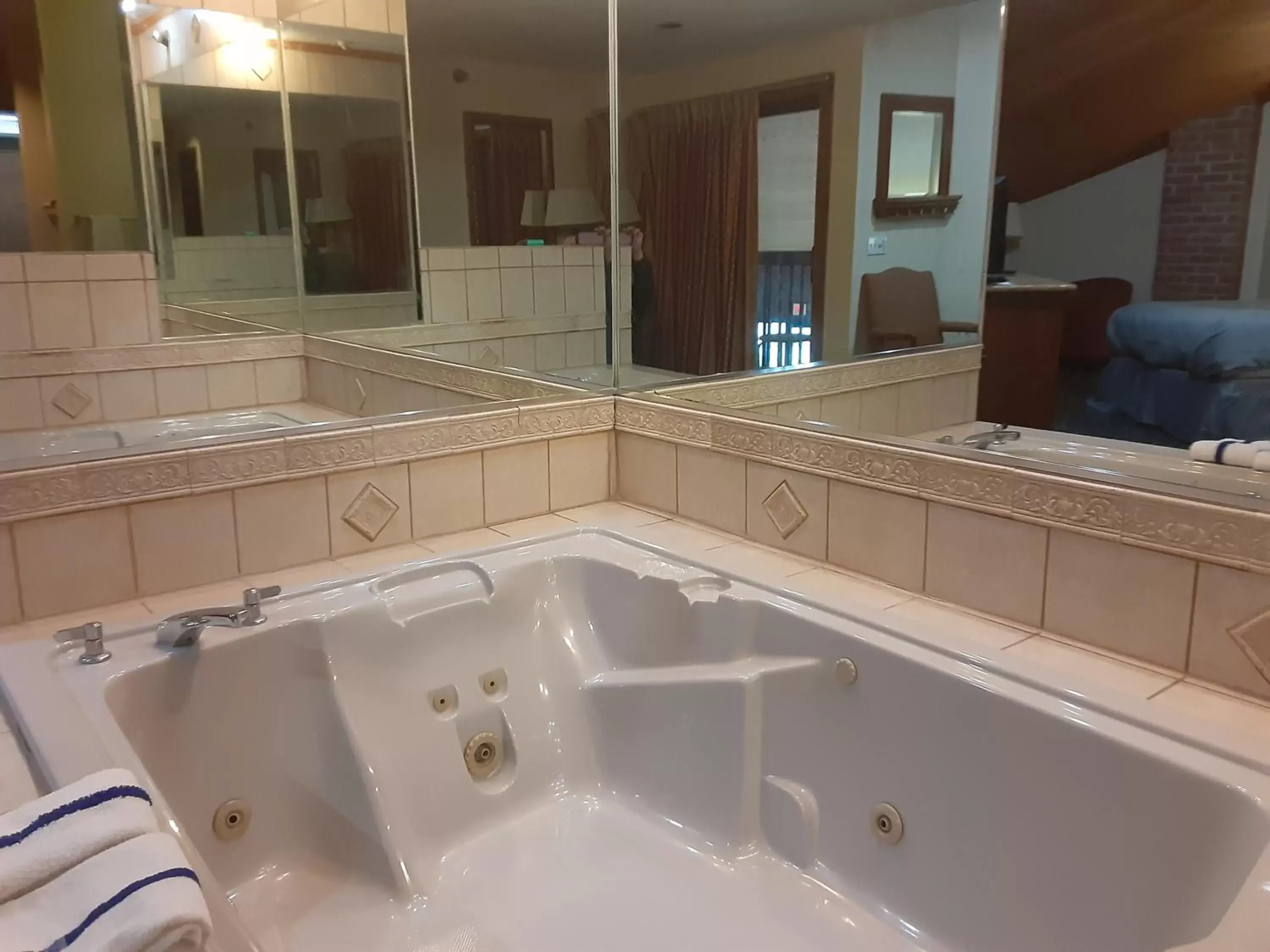 Bathroom in American Inn and Suites Ionia