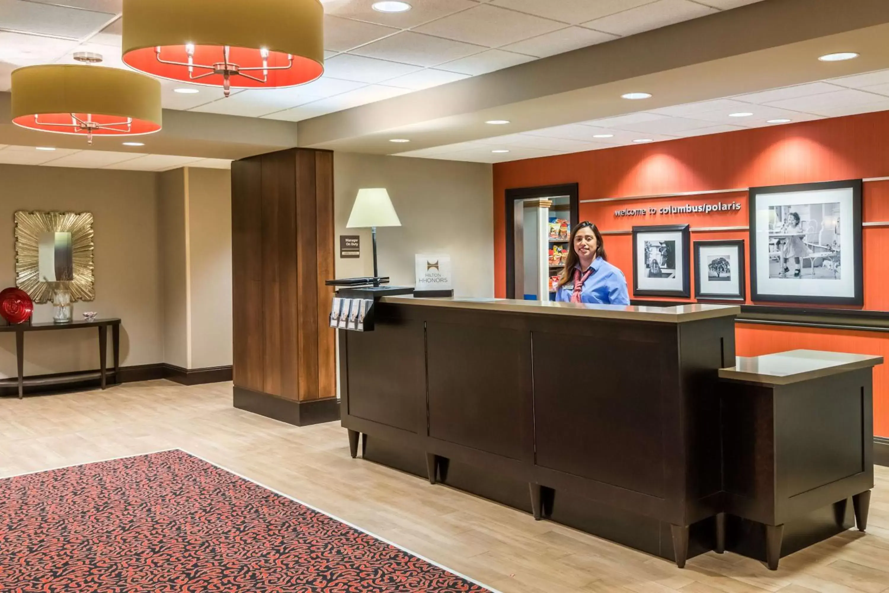 Lobby or reception in Hampton Inn & Suites Columbus Polaris
