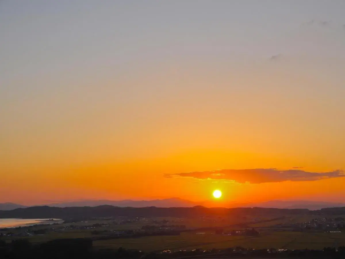 Natural landscape, Sunrise/Sunset in Hotel Listel Inawashiro Wing Tower