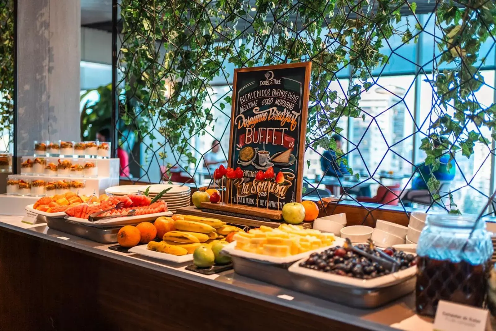 Breakfast in DoubleTree by Hilton Santiago Kennedy, Chile