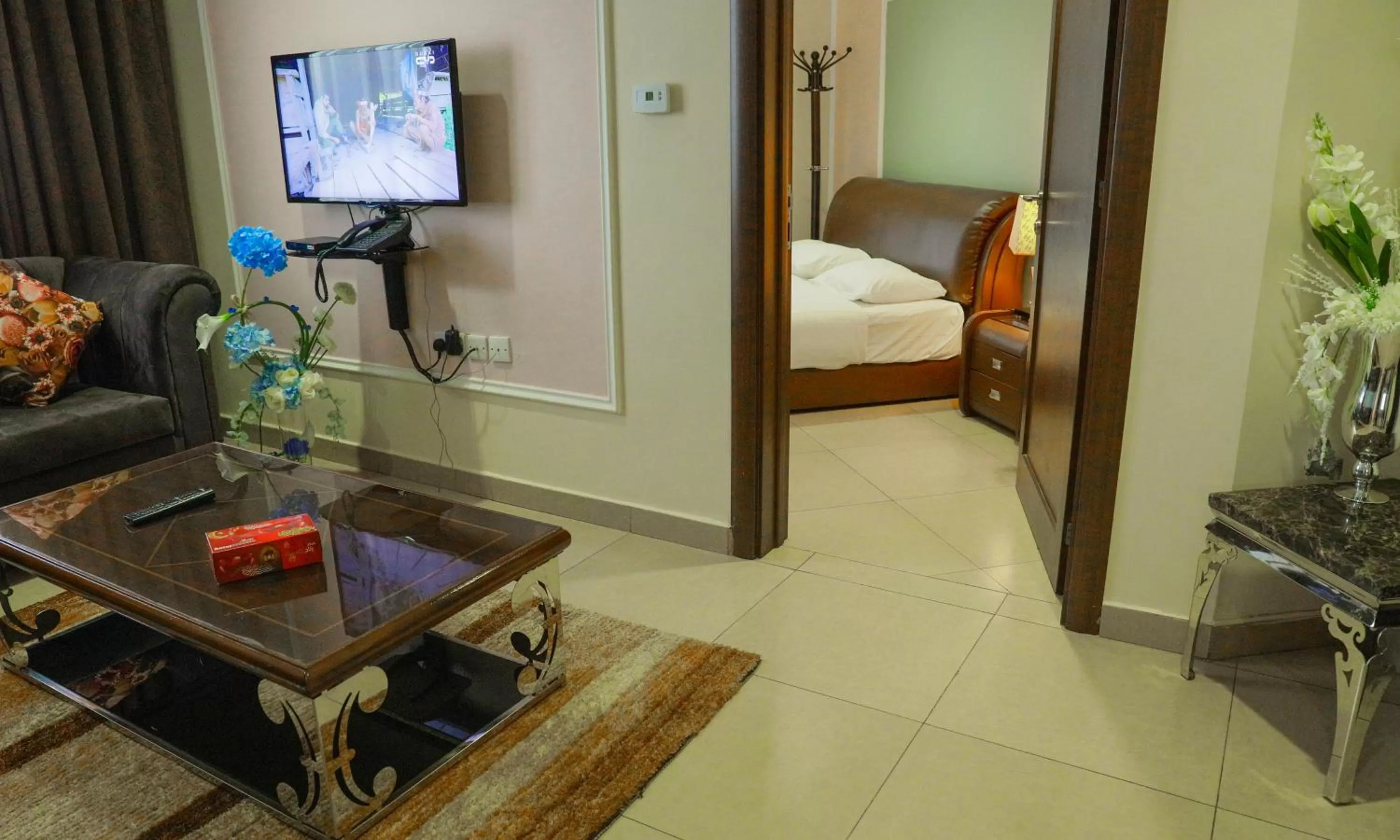 Bed in Laguna Hotel Suites