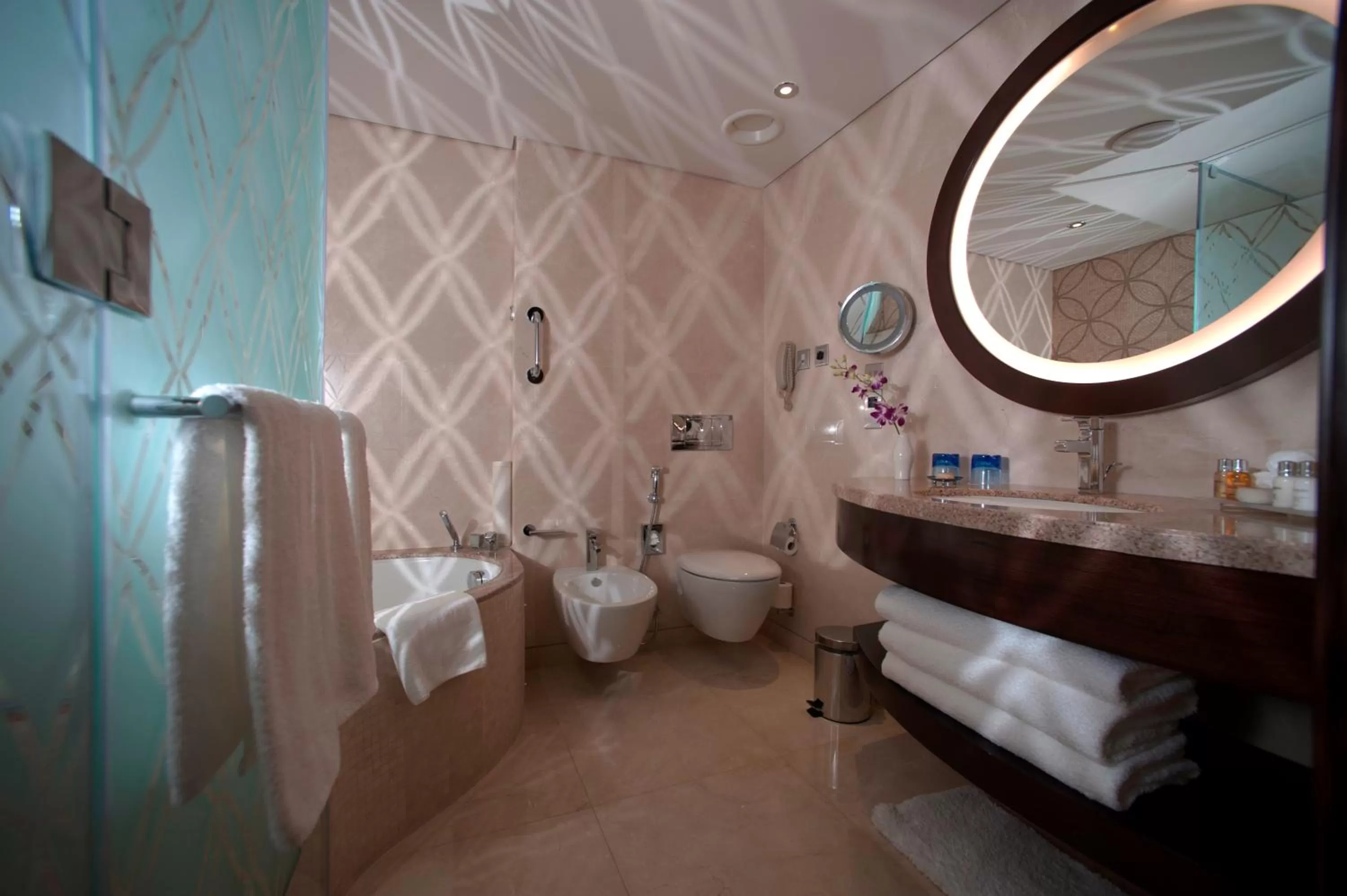 Bathroom in Crowne Plaza Dubai Deira by IHG
