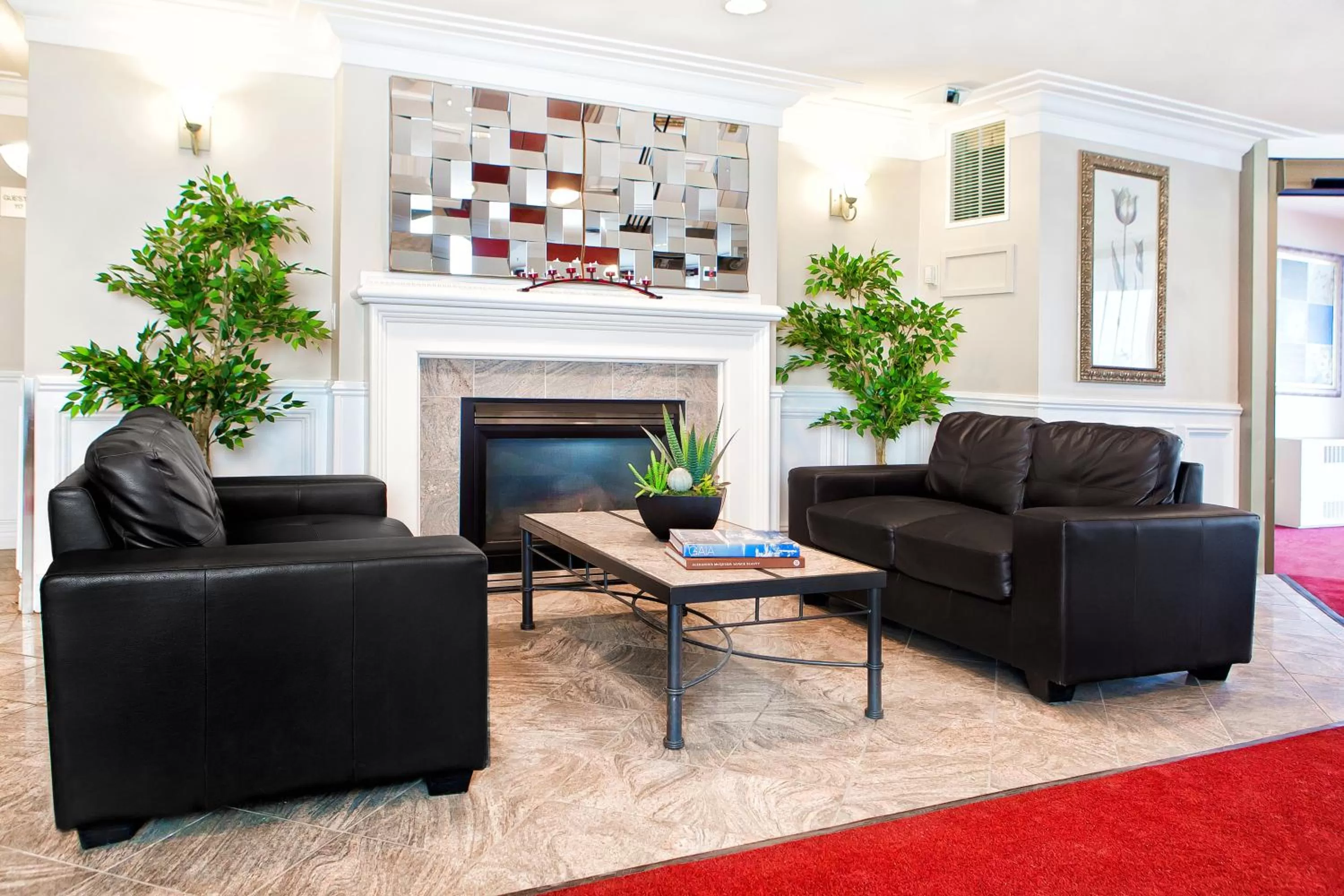 Living room in West Edmonton Mall Inn