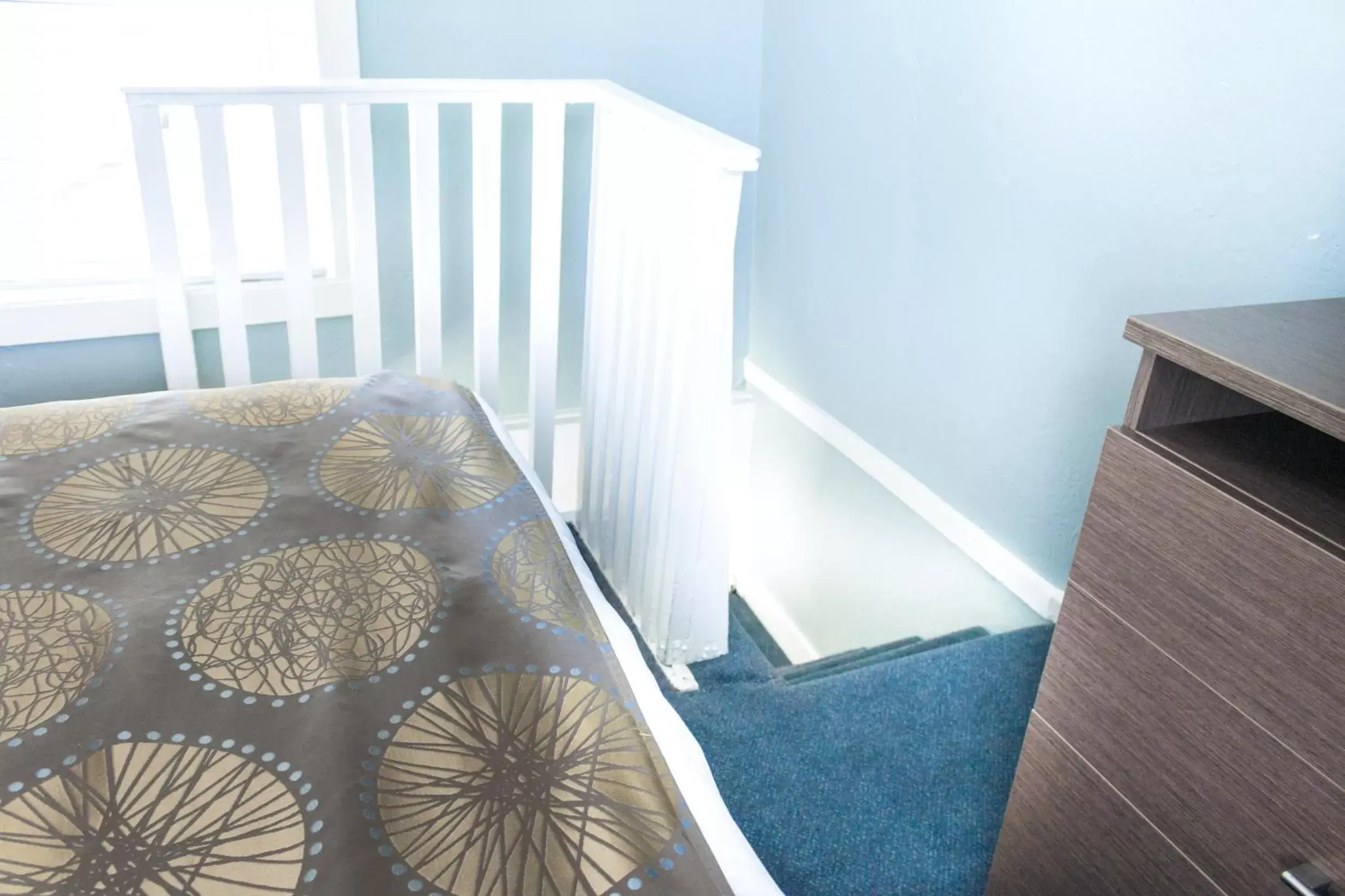 Bed in Ocean Echo Inn & Beach Cottages Bed in Ocean Echo Inn & Beach Cottages