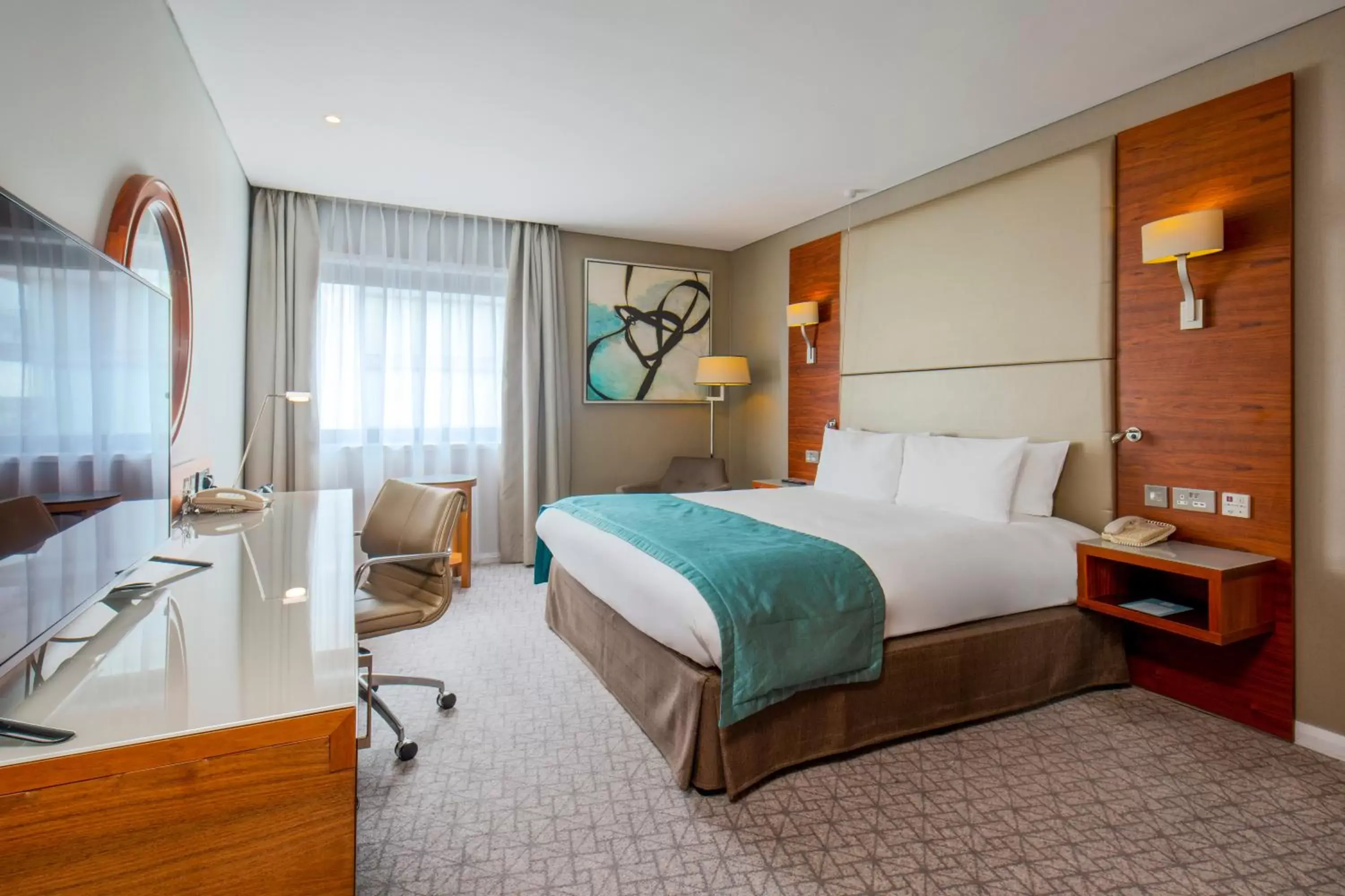 Bedroom, Bed in Crowne Plaza London - Docklands, an IHG Hotel