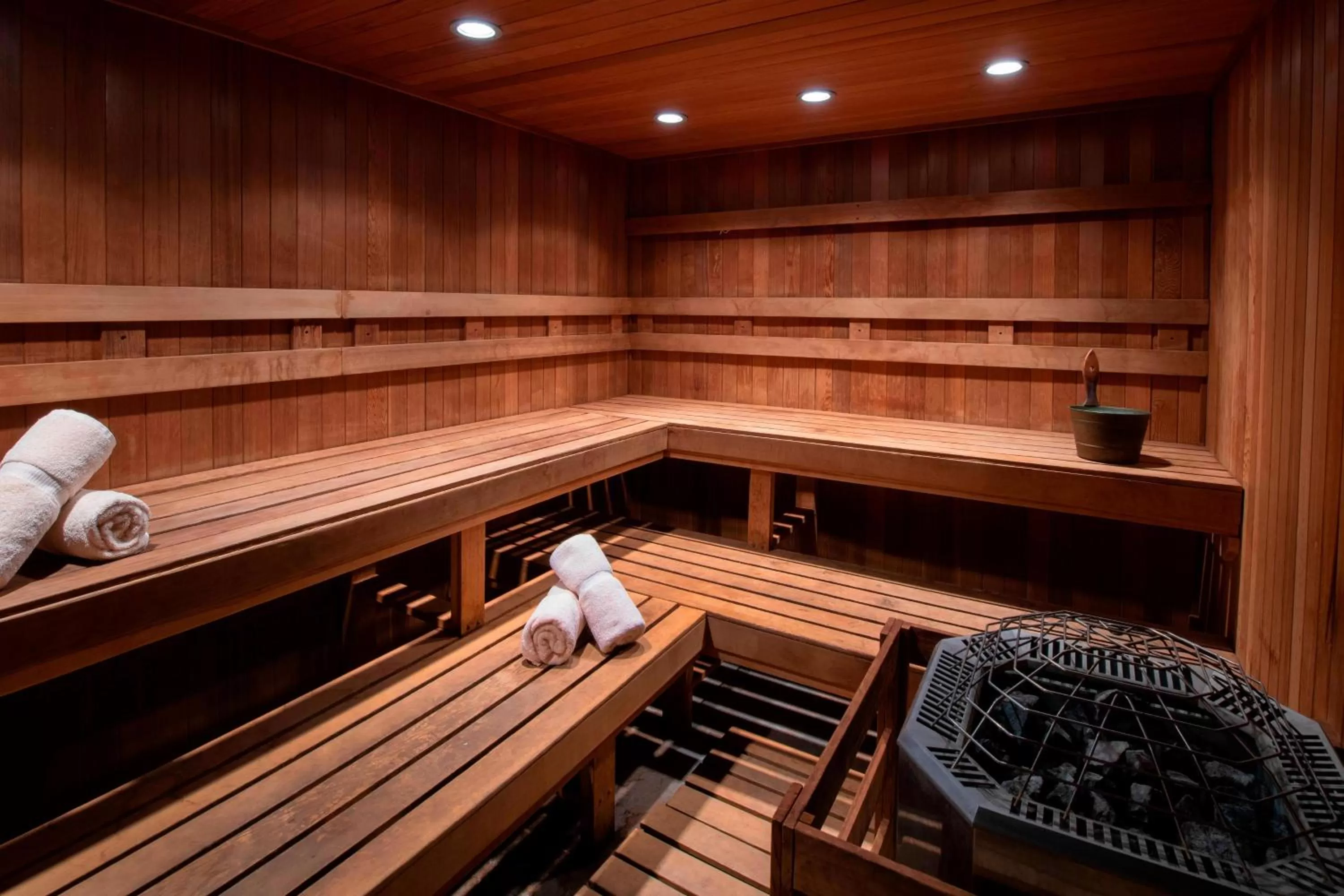 Sauna in Bluegreen's Bayside Resort and Spa