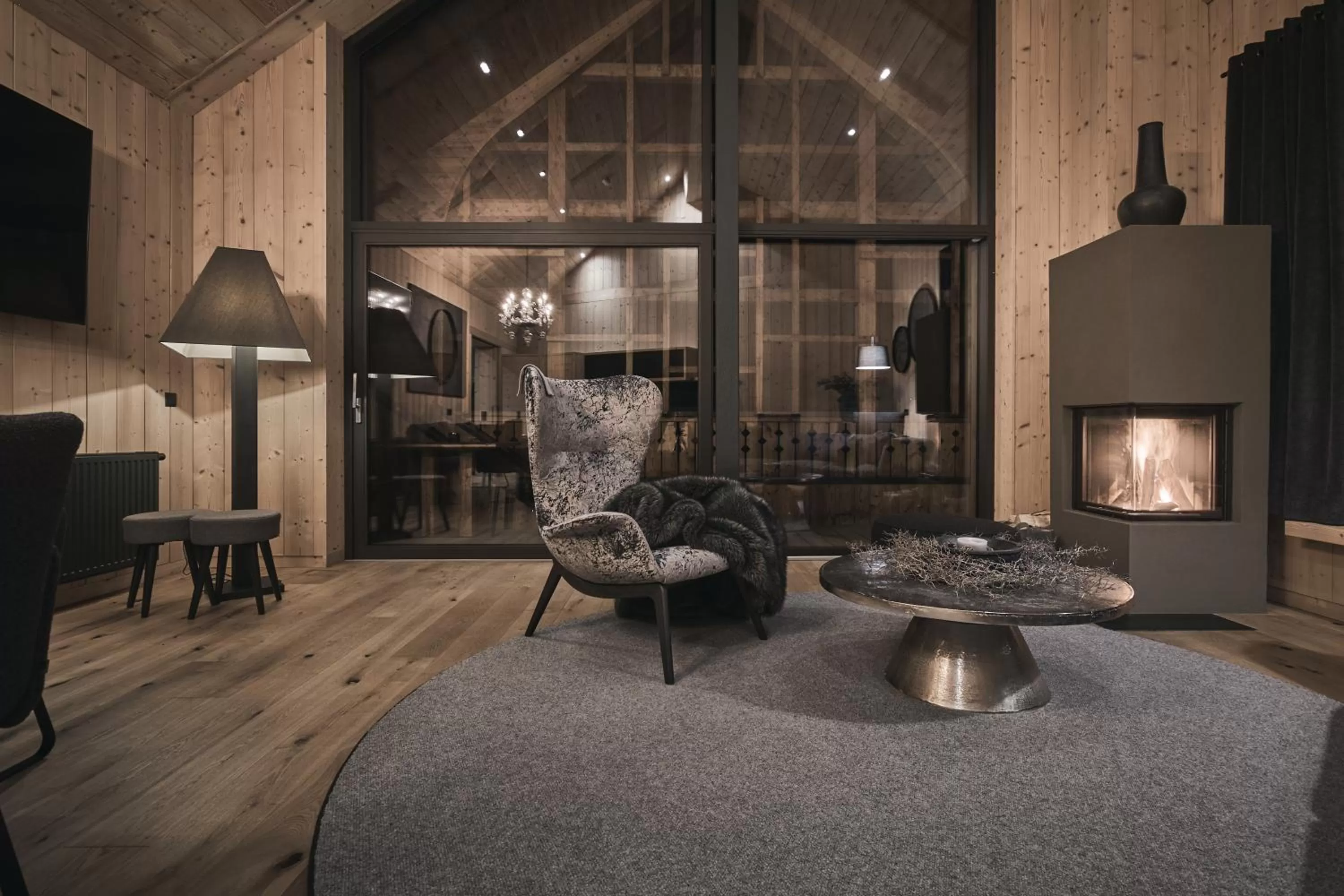 Living room in Tenne Lodges