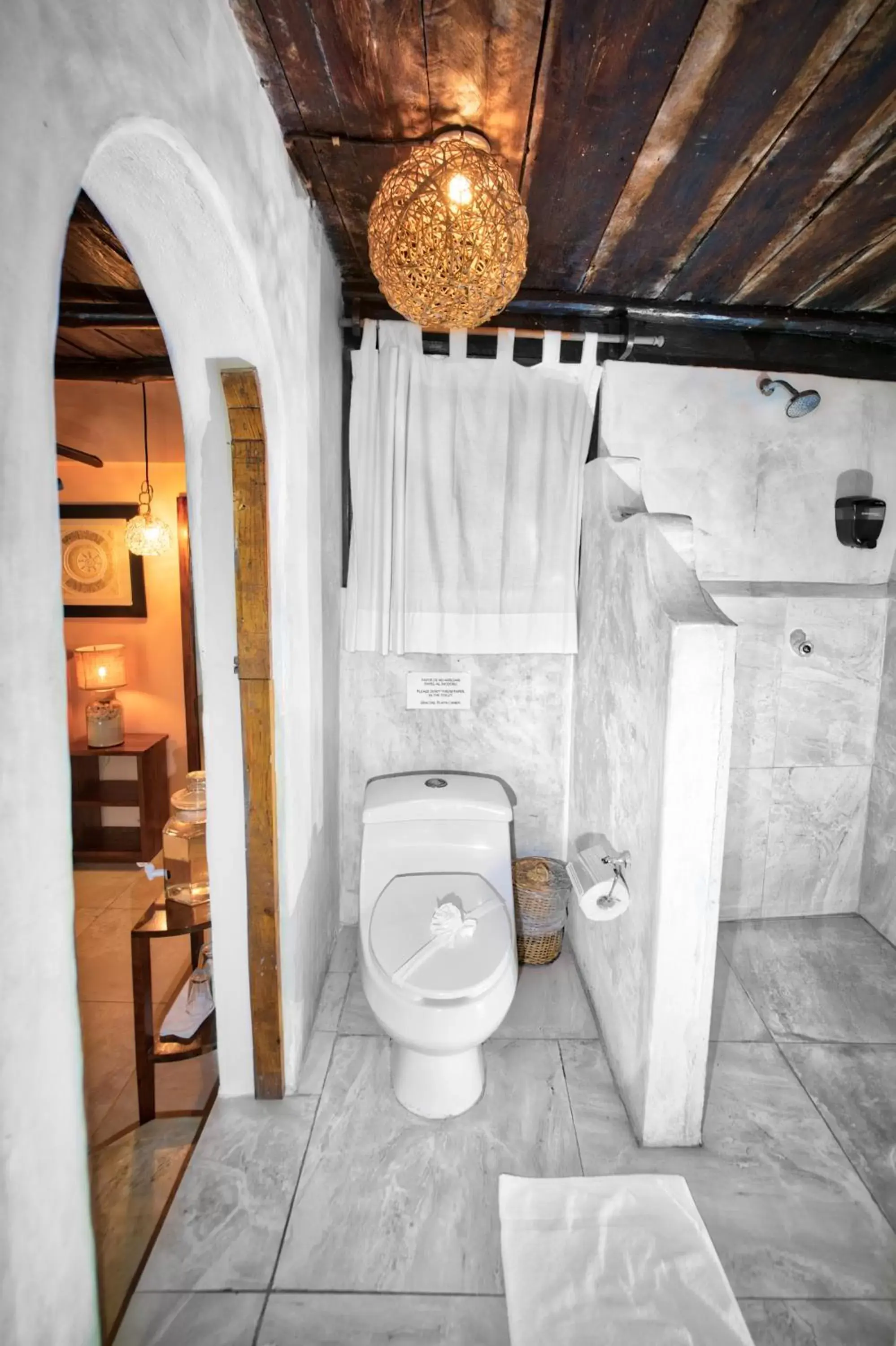 Toilet, Bathroom in Playa Canek Beachfront Eco Hotel