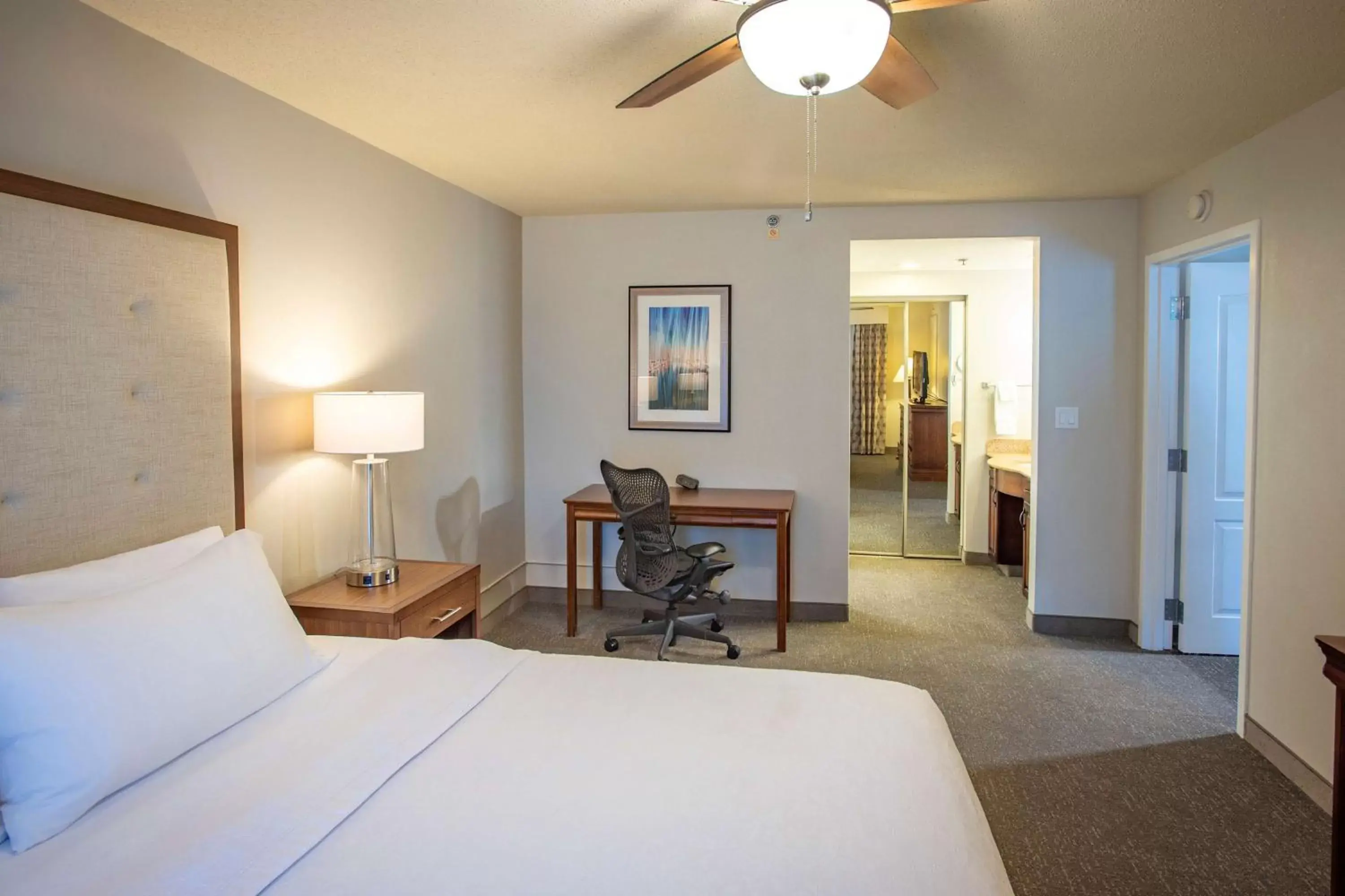 Bedroom, Bed in Homewood Suites by Hilton Pensacola Airport-Cordova Mall Area