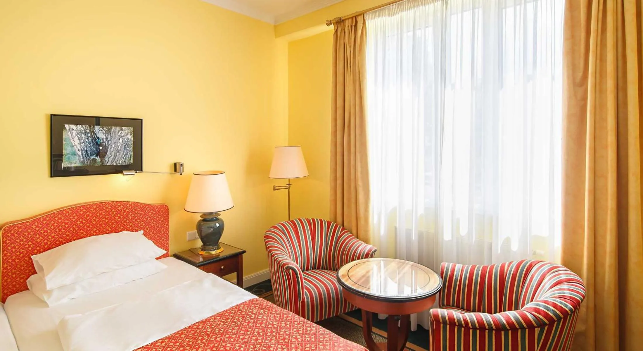 Seating area, Bed in Dvorak Spa & Wellness