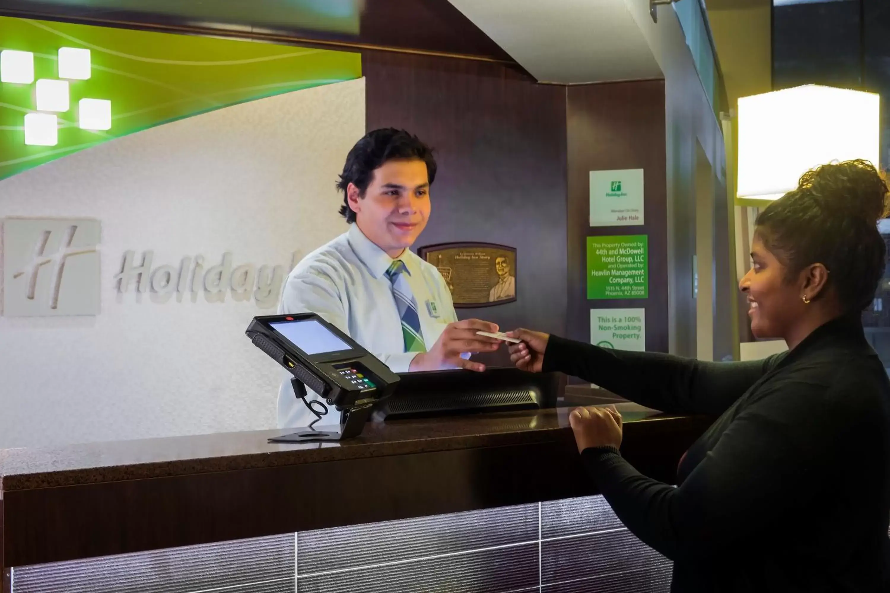 Lobby or reception, Lobby/Reception in Holiday Inn and Suites Phoenix Airport North, an IHG Hotel