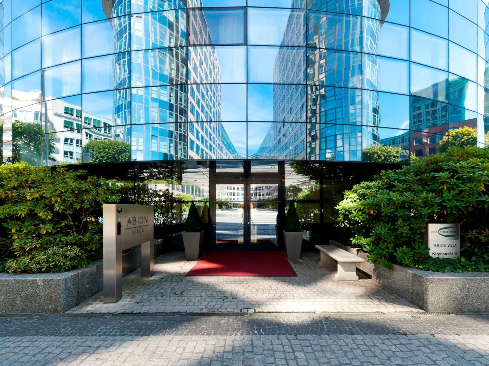 Facade/entrance in ABION Villa Suites