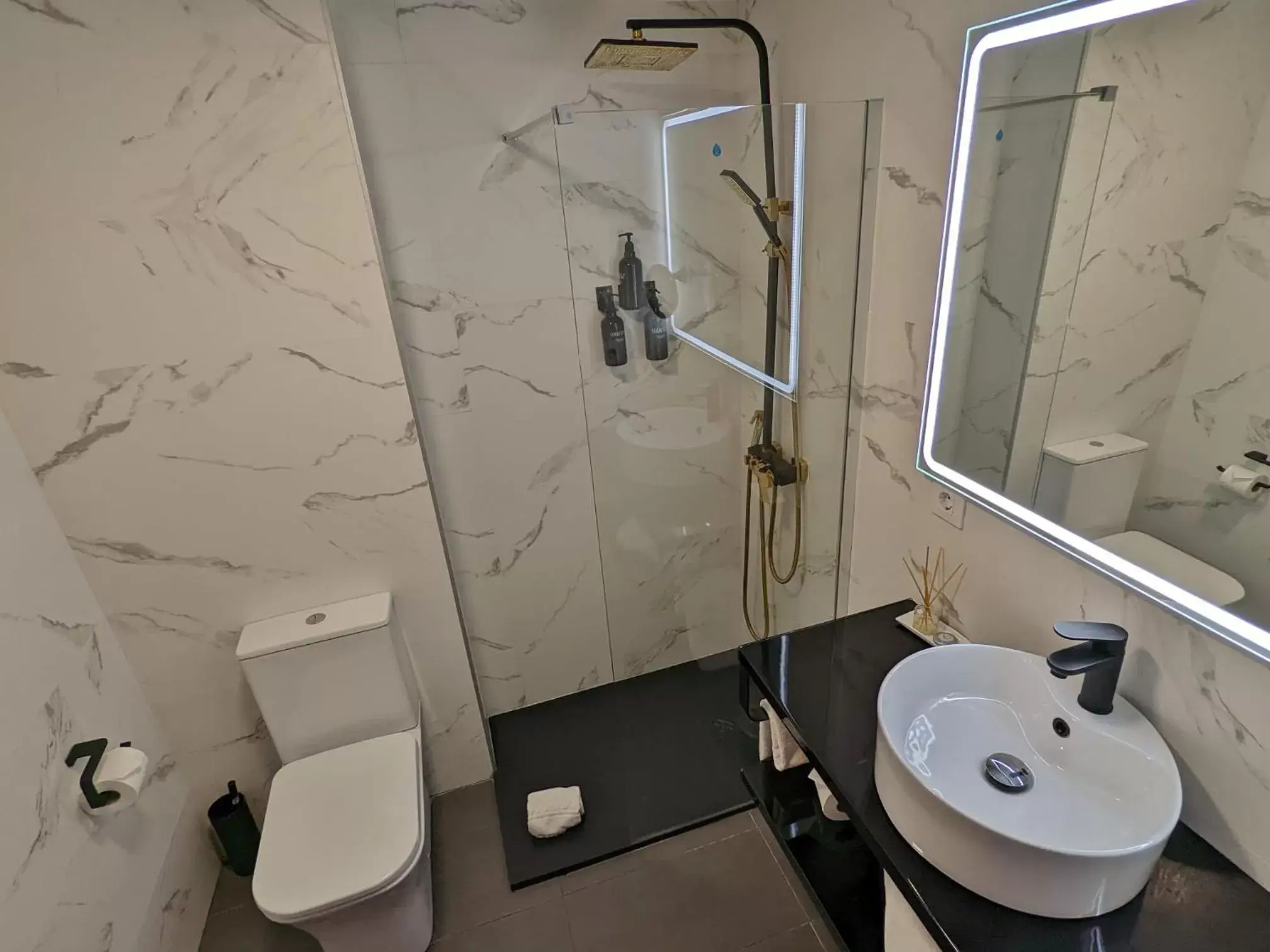 Bathroom in Catalina Suites