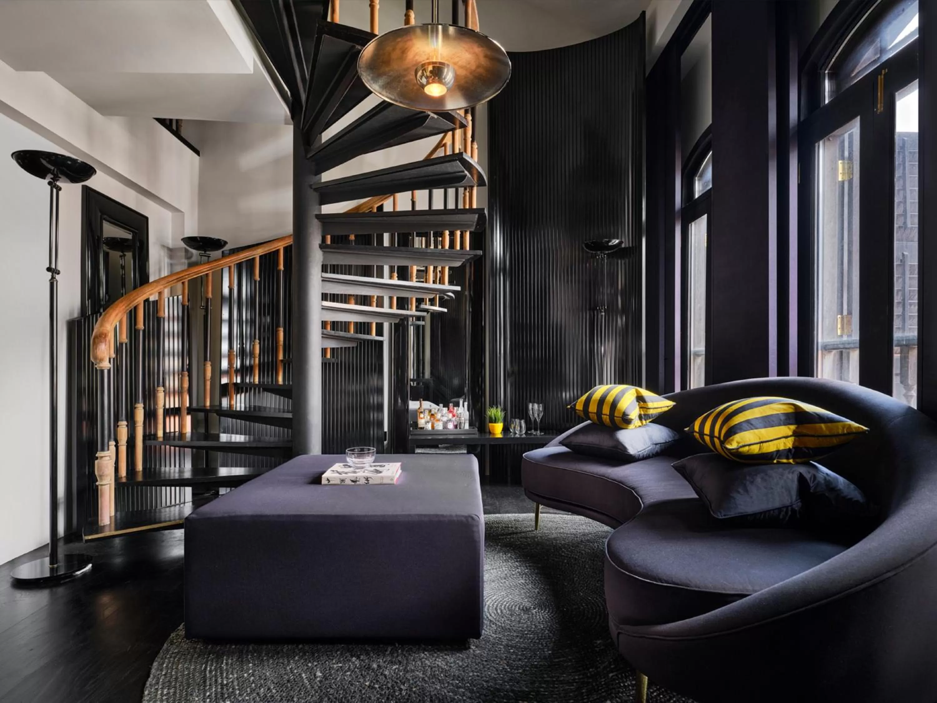 Seating area in Duxton Reserve Singapore, Autograph Collection