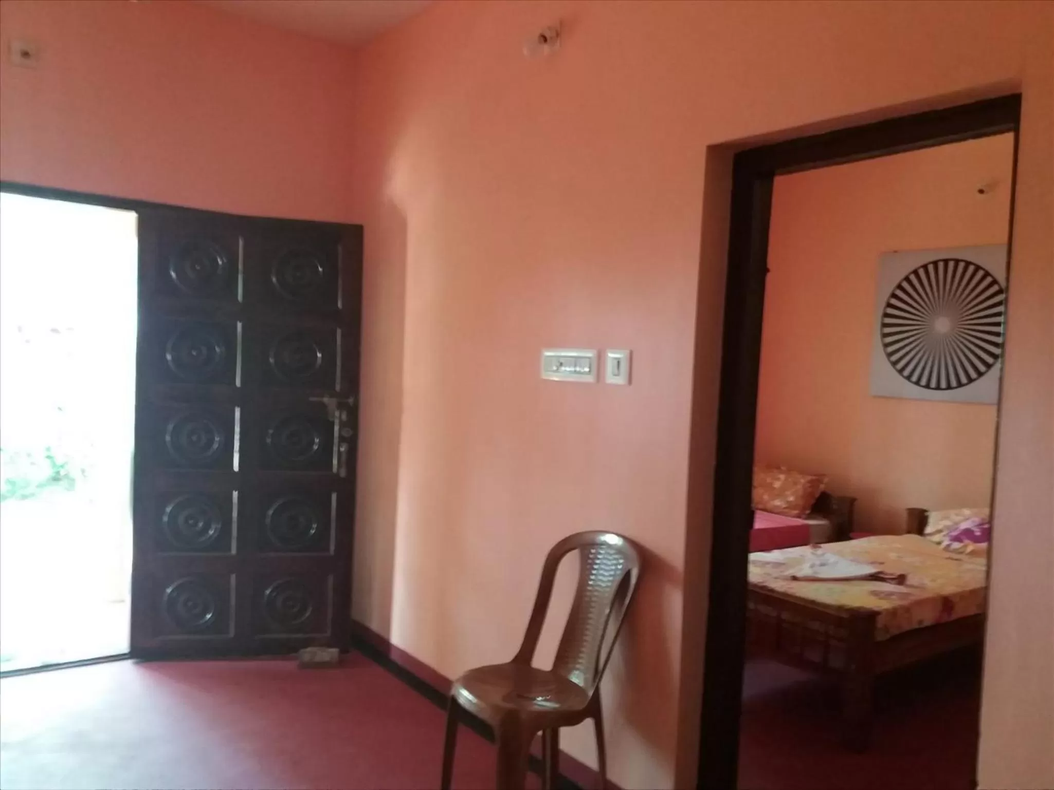 Communal lounge/ TV room, Bed in Sukriti beach Resort