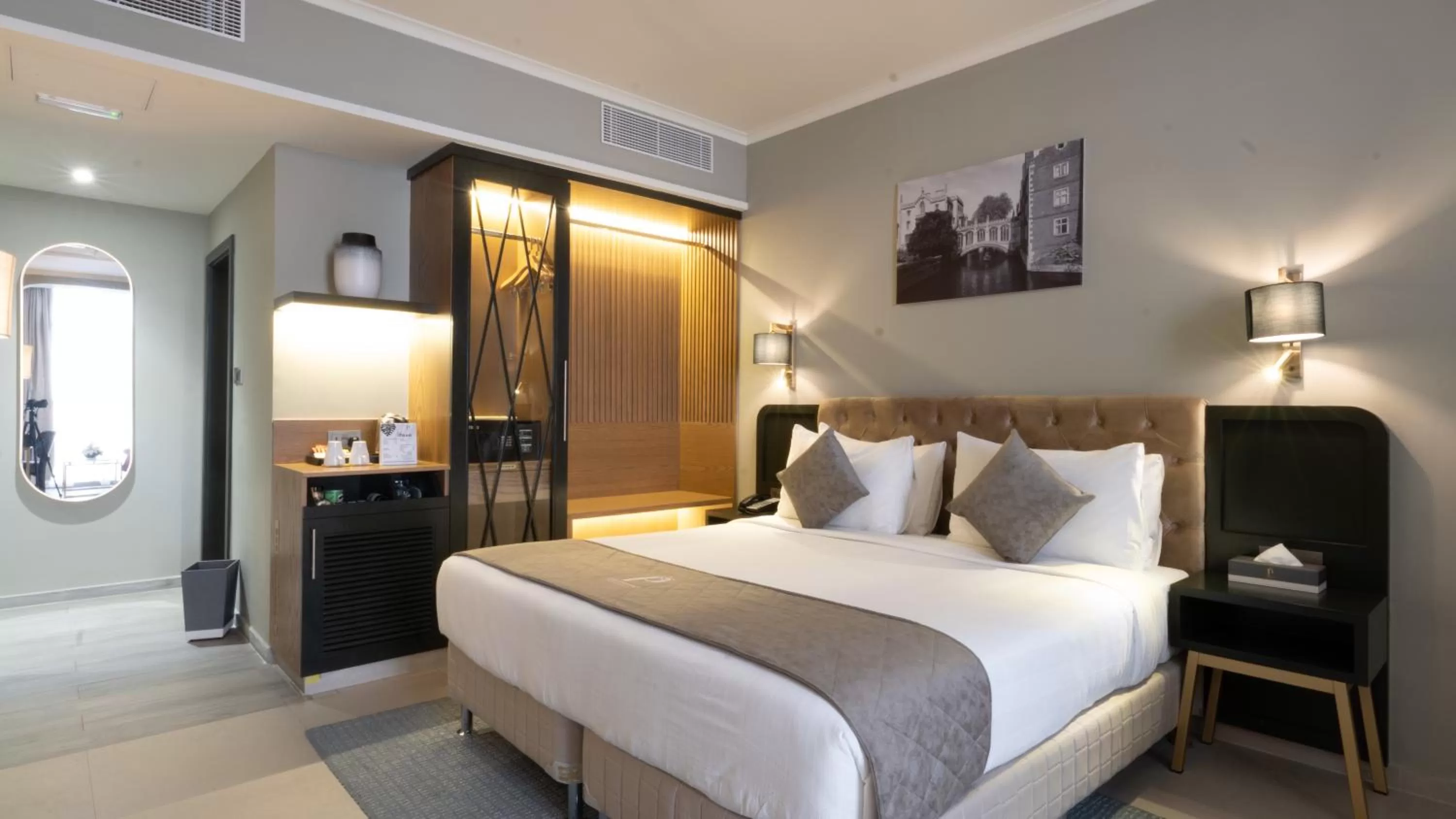 Bed in President Hotel