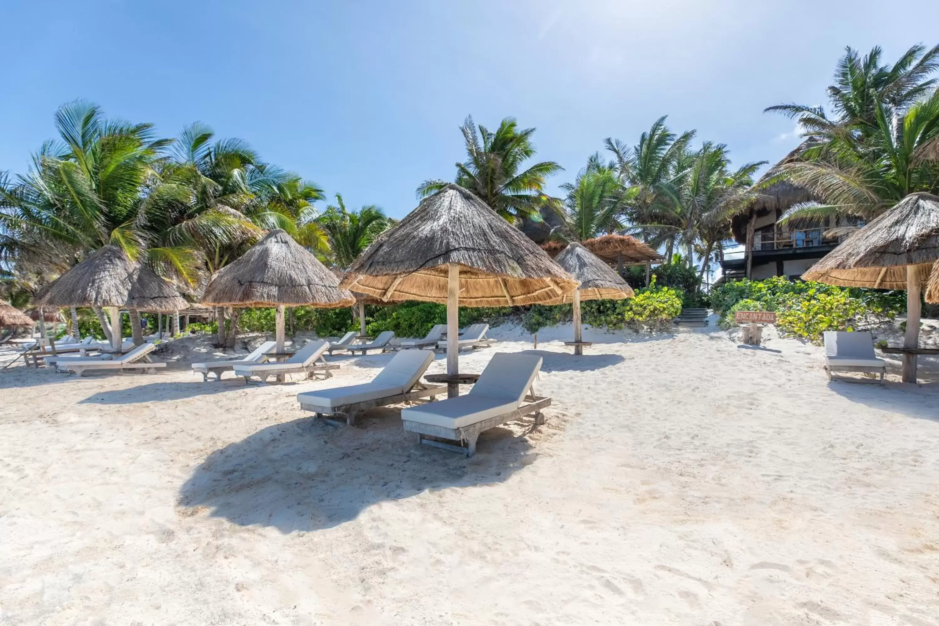 Beach in Encantada Tulum