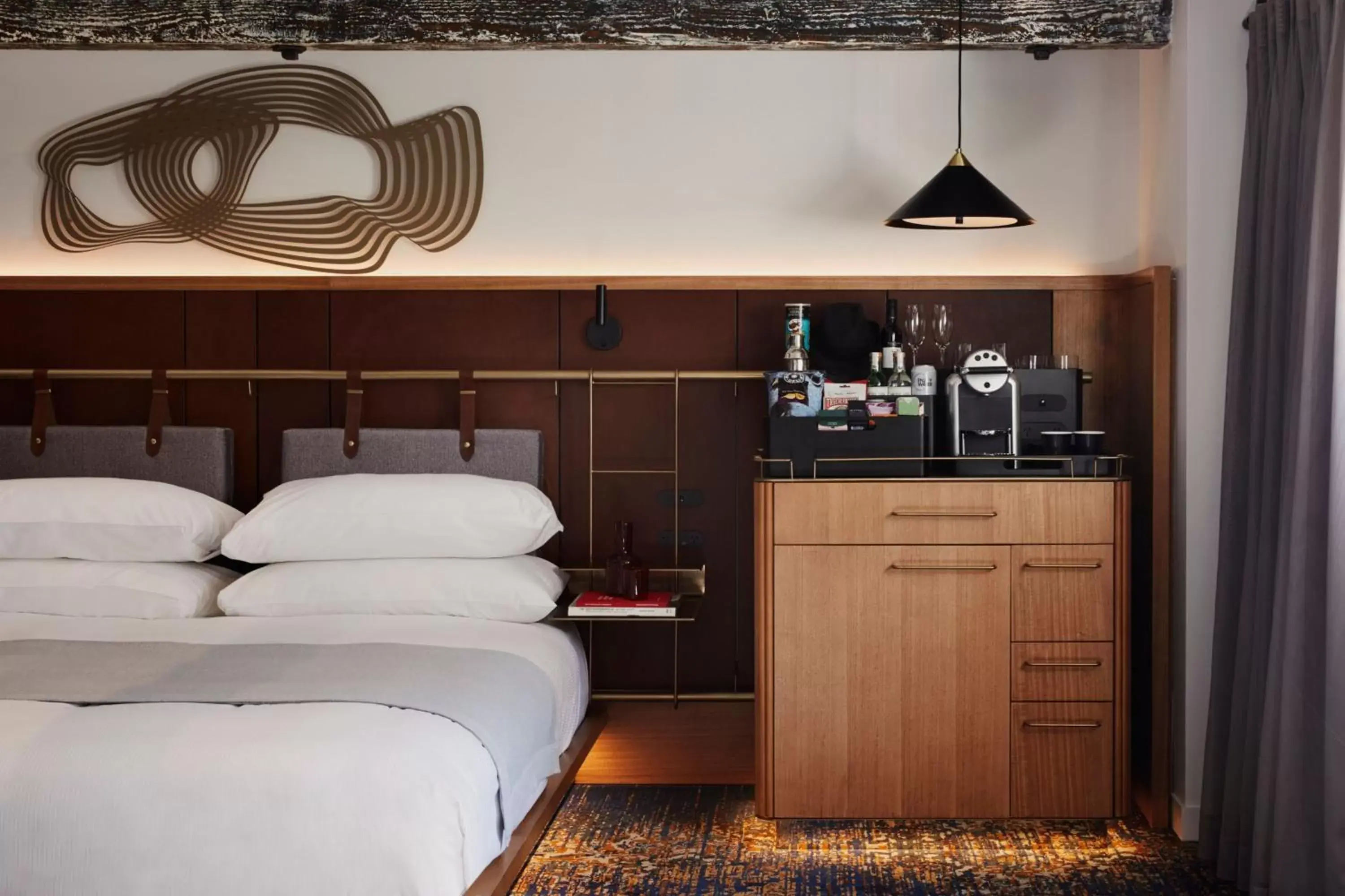 Photo of the whole room, Bed in Pier One Sydney Harbour, Autograph Collection