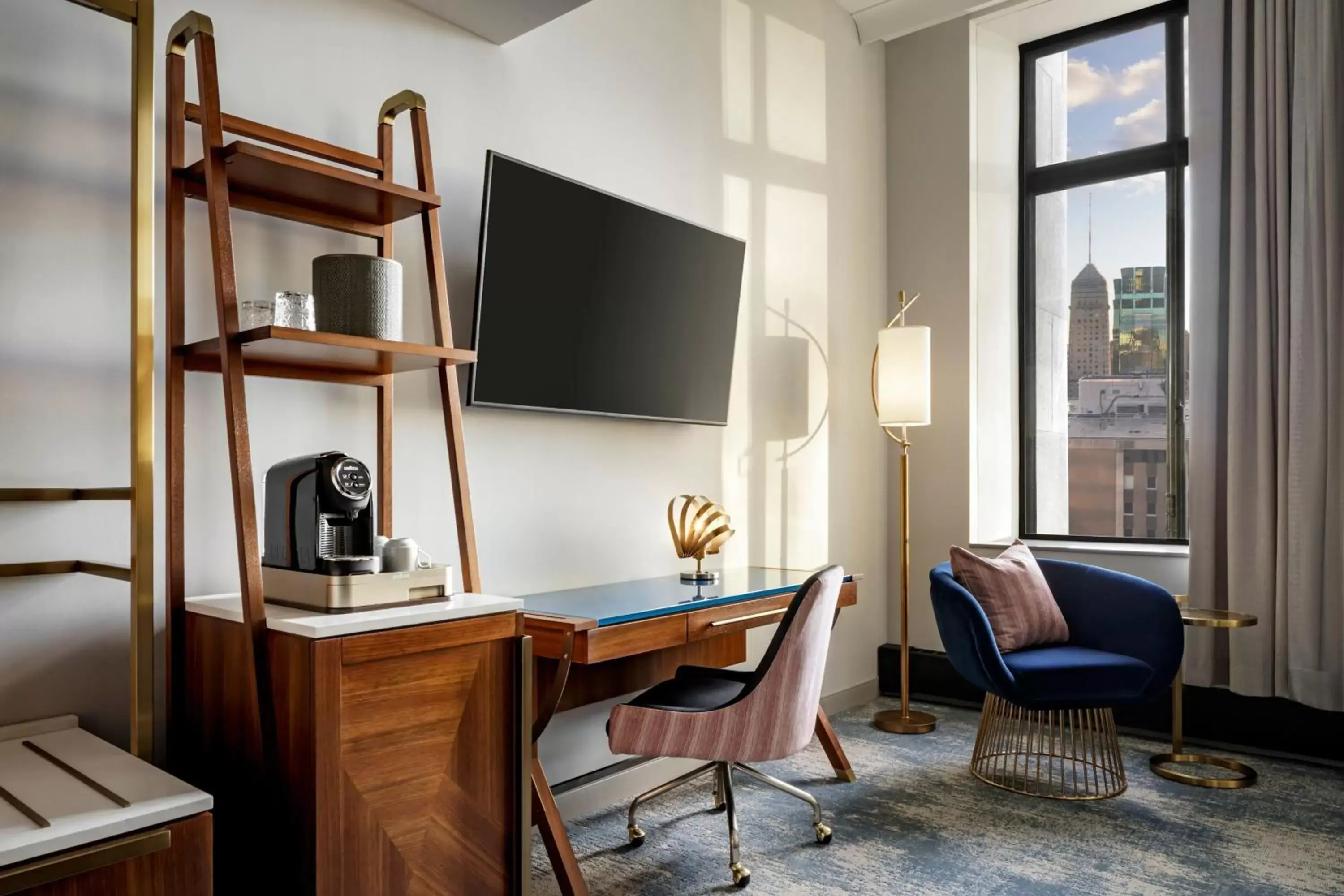 Photo of the whole room, TV/Entertainment Center in Rand Tower Hotel, Minneapolis, a Tribute Portfolio Hotel