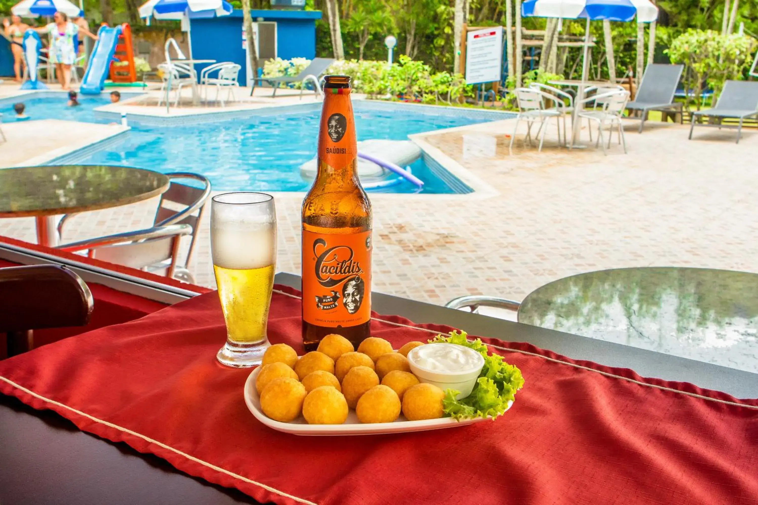 Food close-up, Swimming Pool in Hotel Pousada Vivendas do Sol e Mar