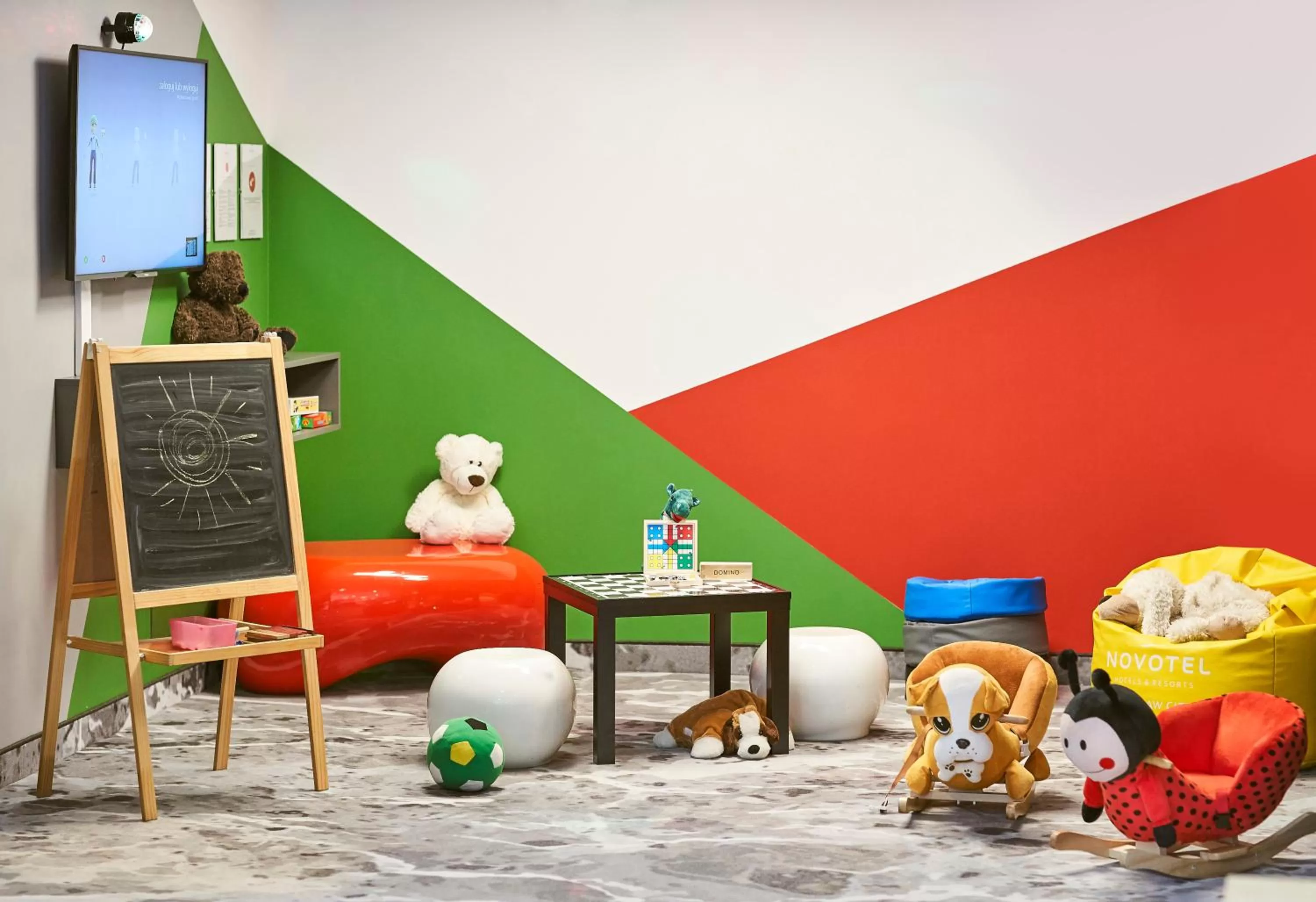 Children play ground in Novotel Wrocław City