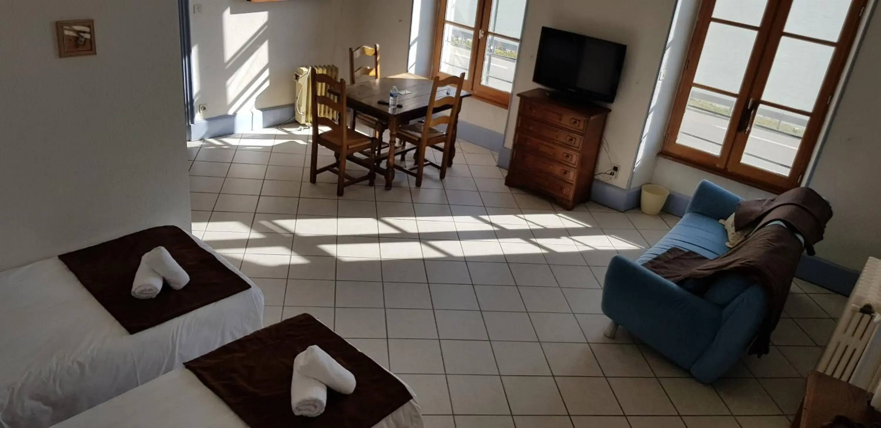 Seating Area in Logis Hotel le Prieur