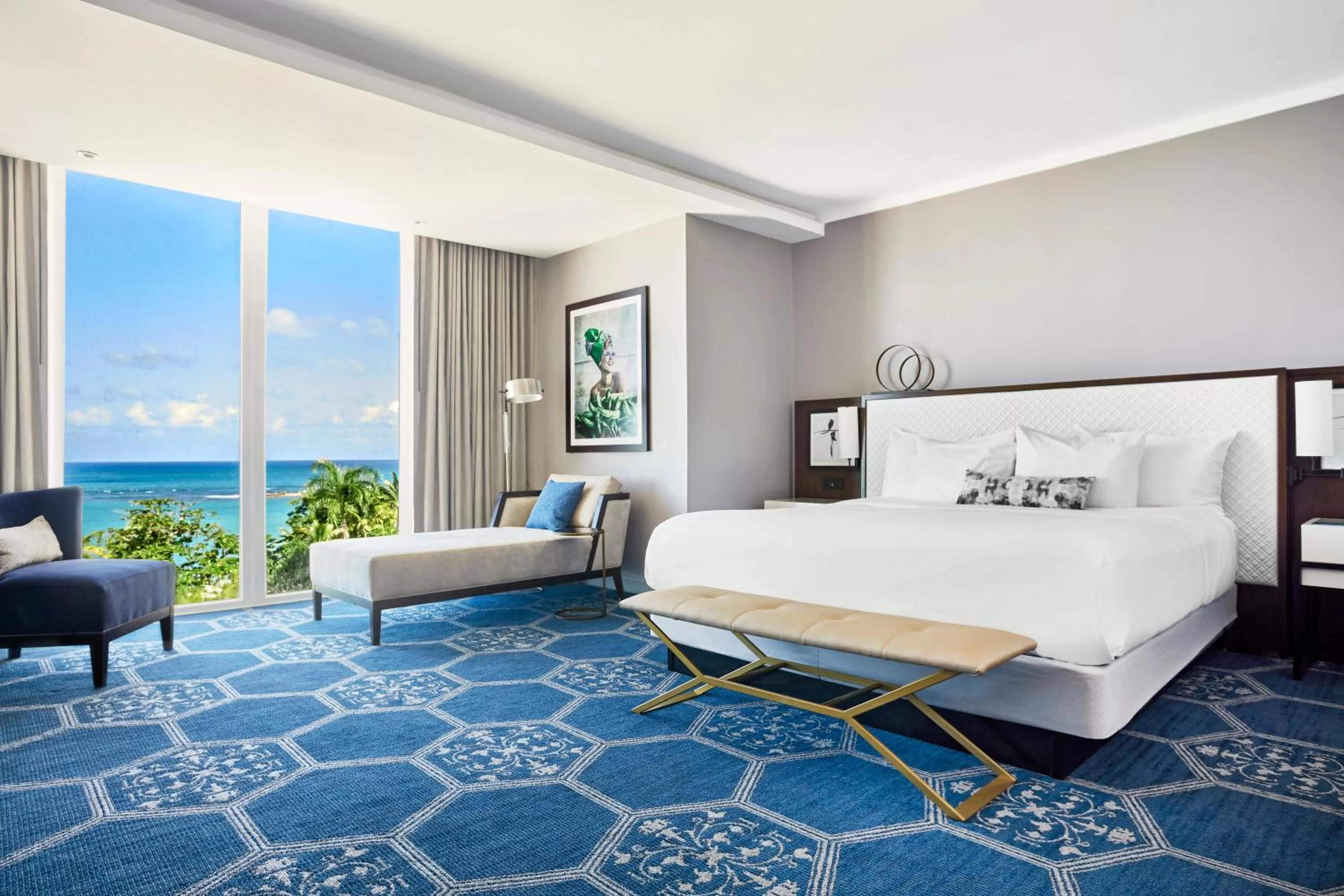 Photo of the whole room, Bed in Fairmont El San Juan Hotel