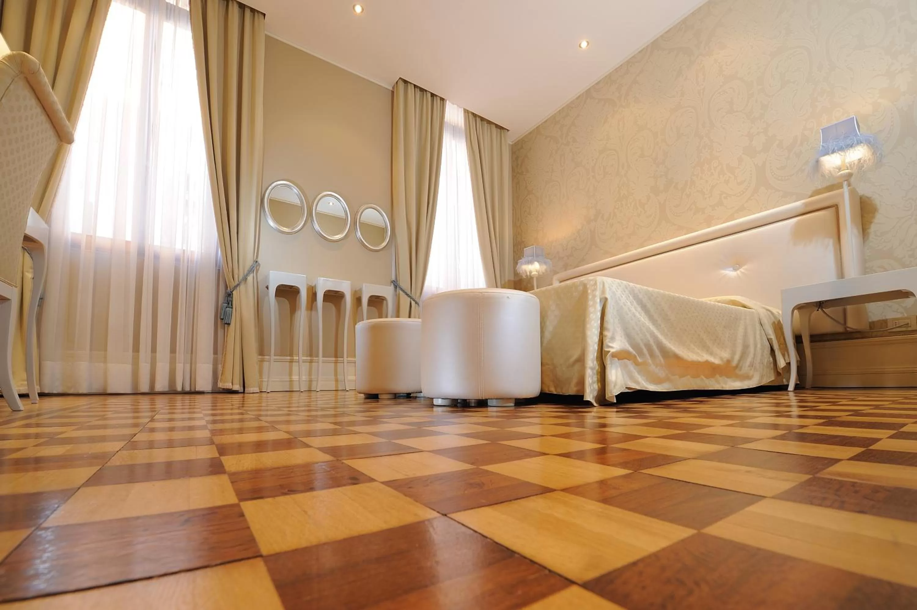 Shower, Bed in Hotel Ai Due Principi