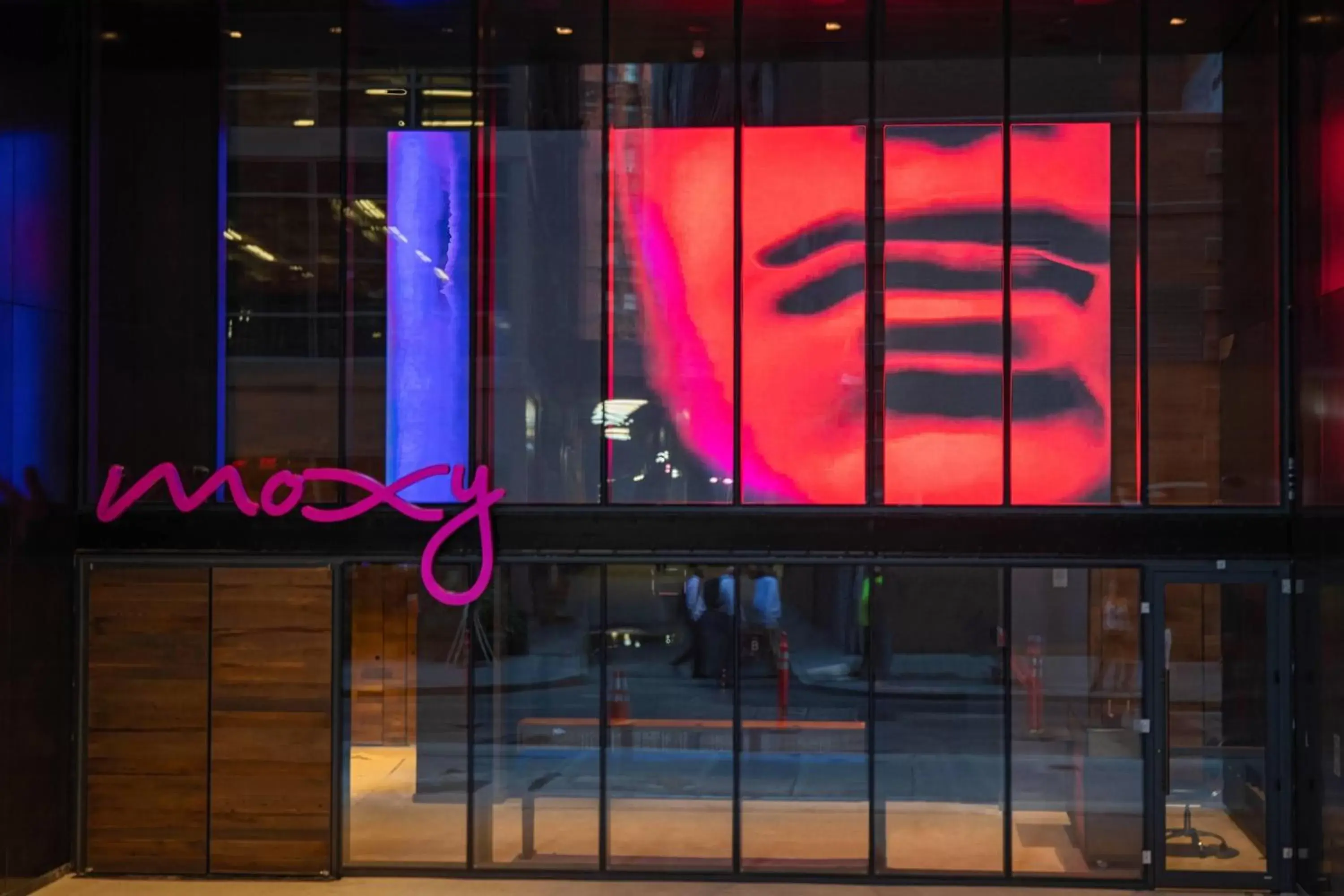 Property building in Moxy NYC Downtown