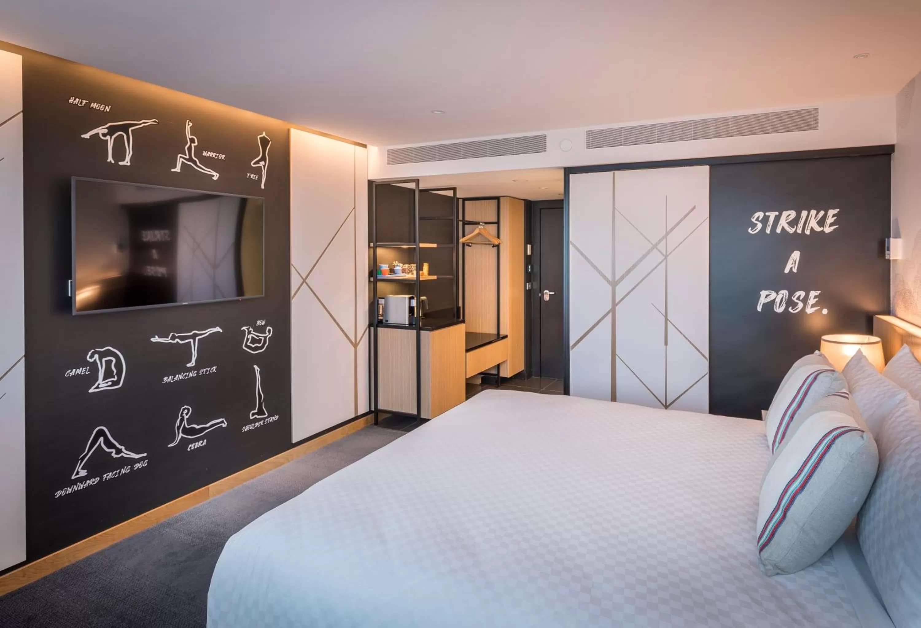 Bedroom, Bed in M Social Auckland