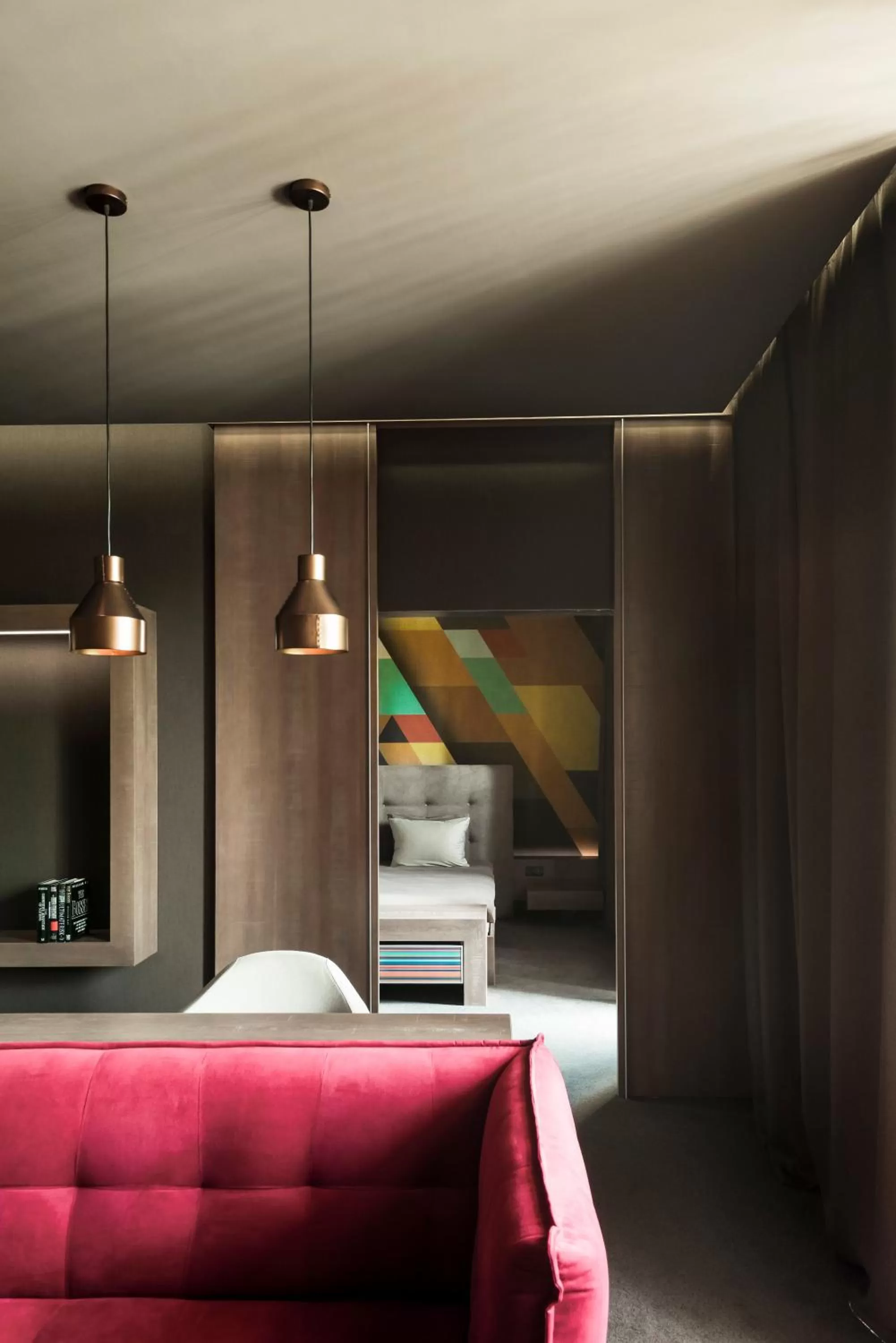 Living room, Bed in Jolly Alon Hotel & Business Center