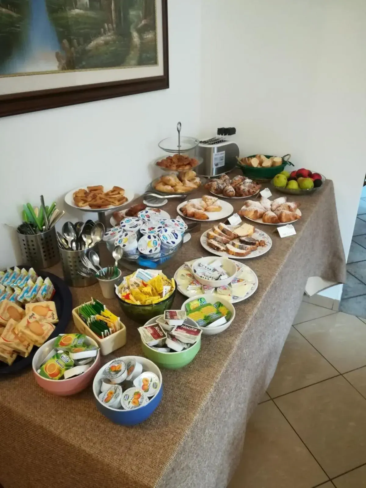 Spring, Food in Hotel Concordia