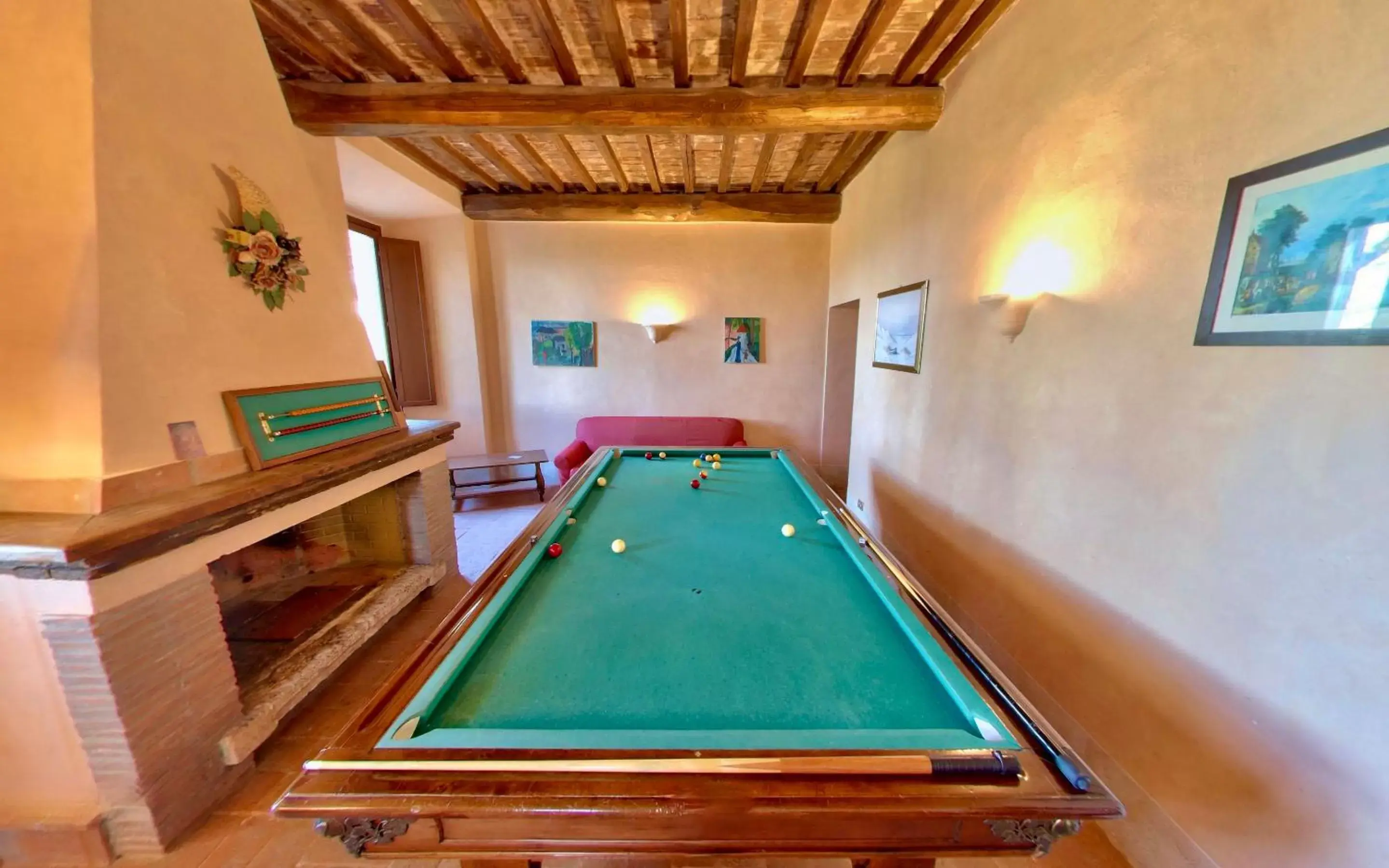 Billiard, Billiards in Monastero Le Grazie