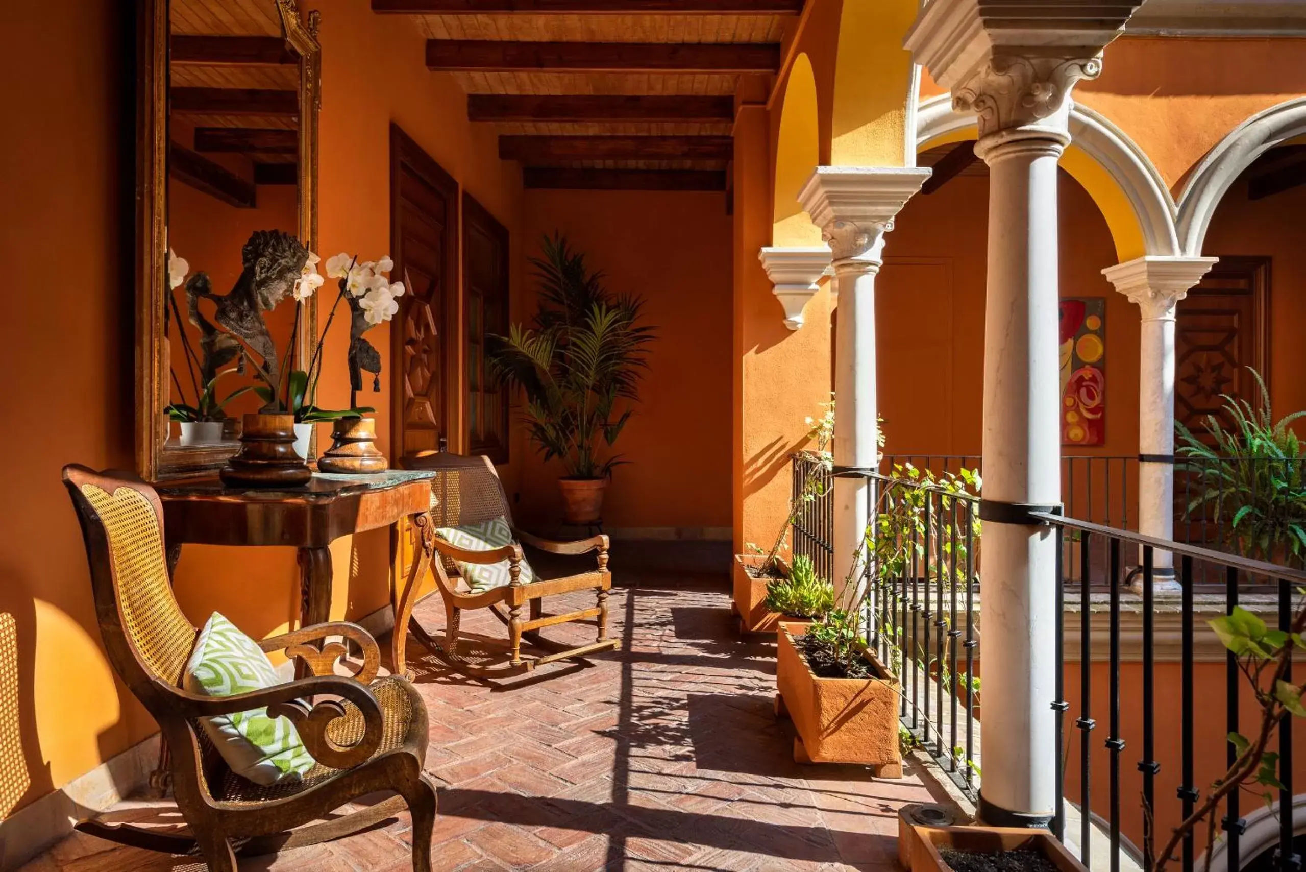 Patio in Hotel Casa Del Poeta