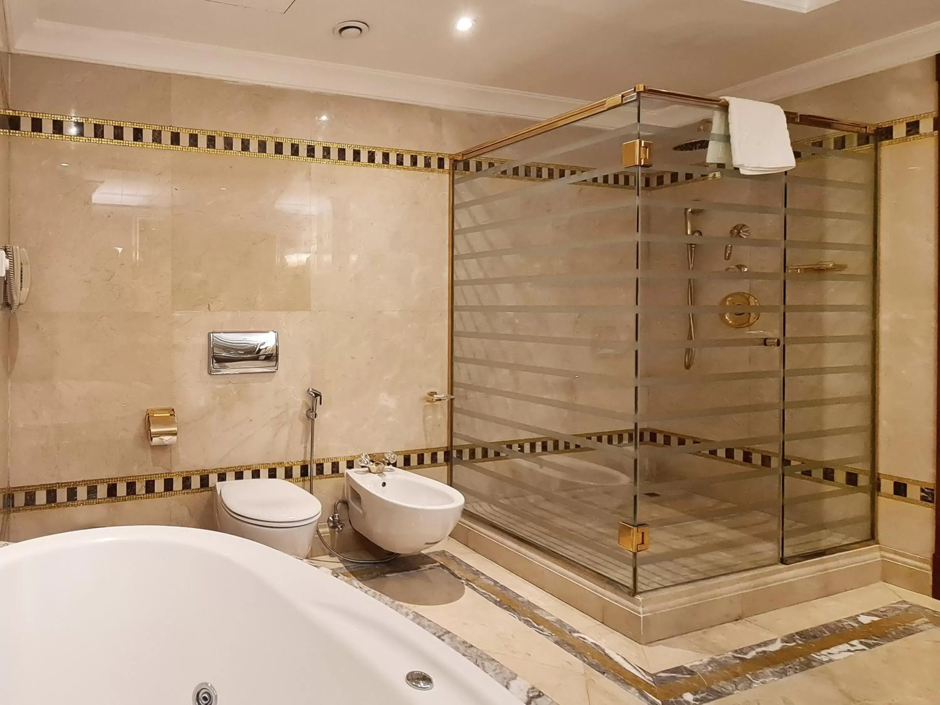Shower, Bathroom in Corniche Hotel Sharjah