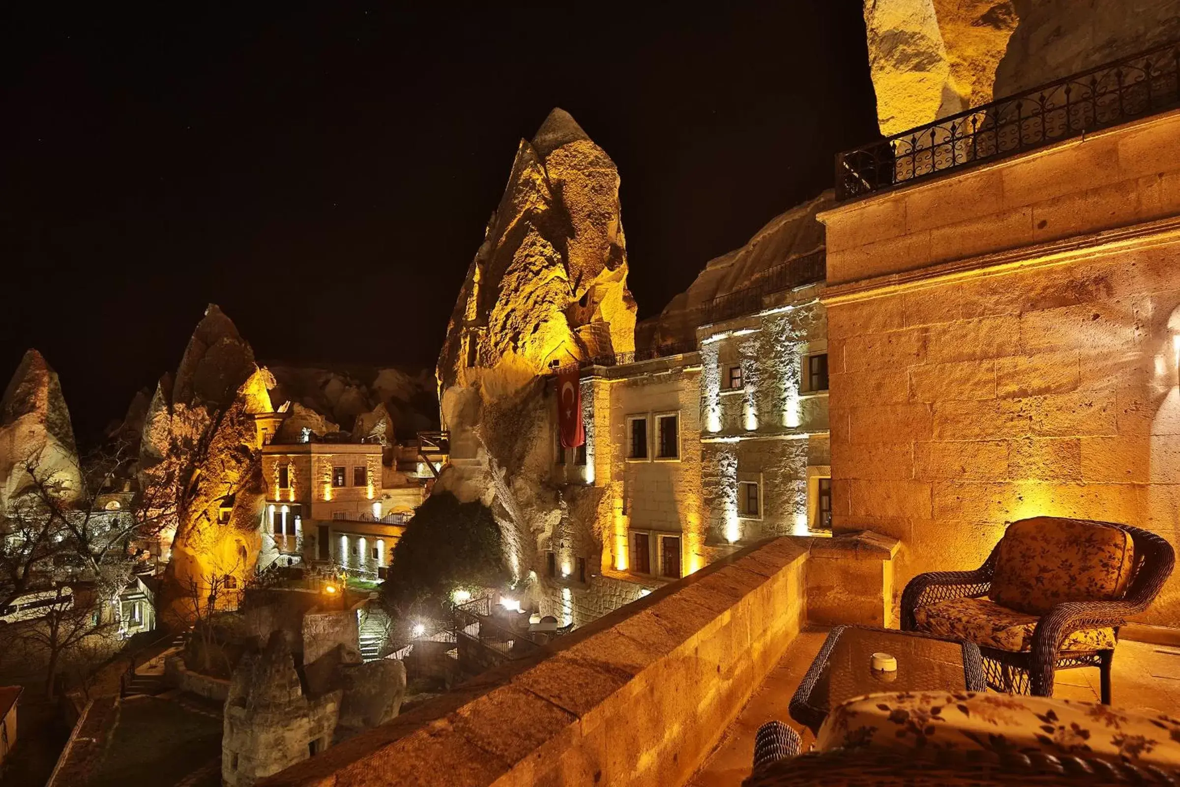 Patio in Cappadocia Cave Suites