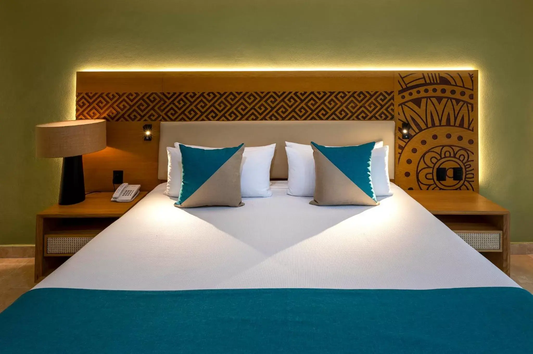 Bed in Viva Azteca by Wyndham, A Trademark All Inclusive Resort