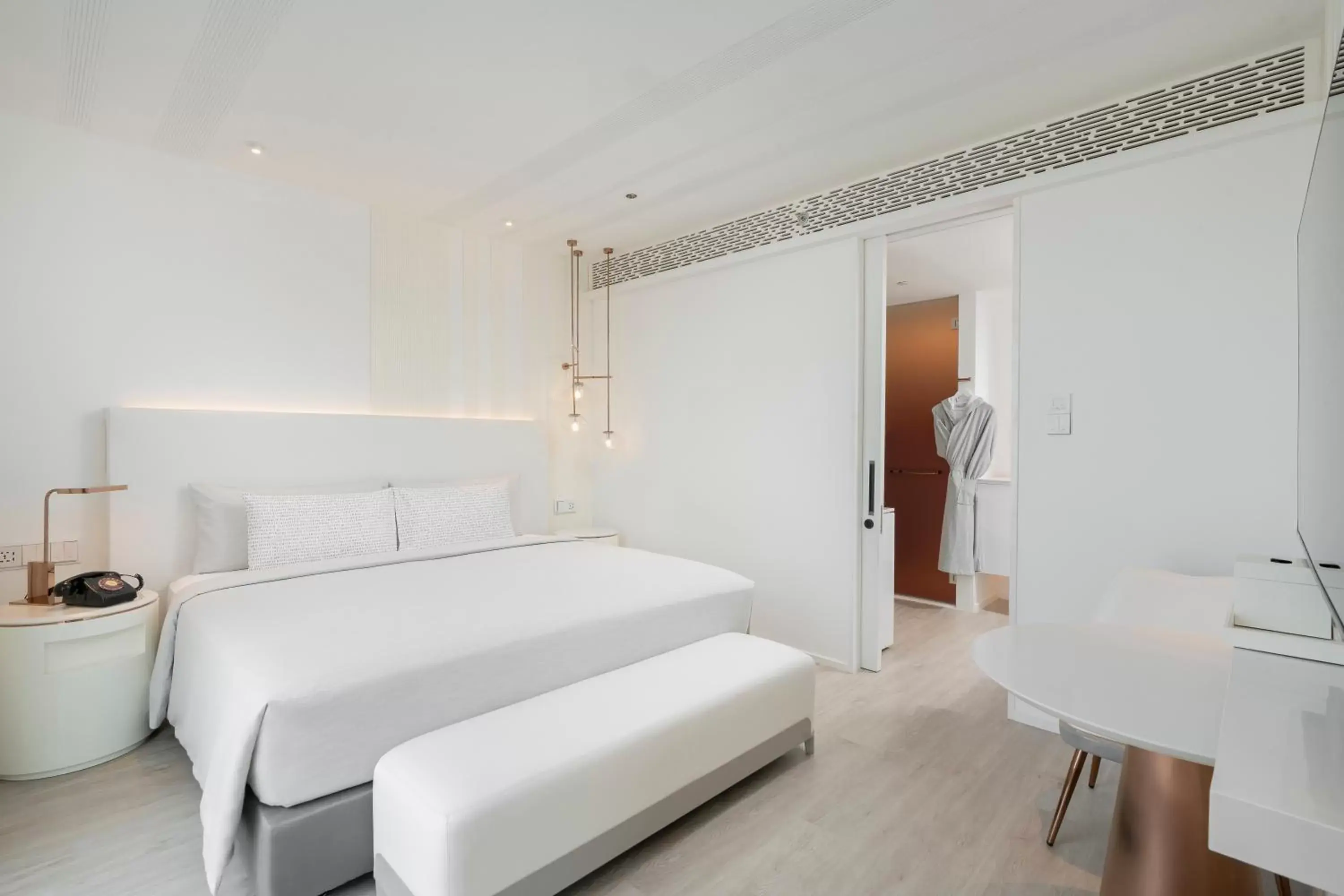 Bed in INNSiDE by Meliá Bangkok Sukhumvit Bed in INNSiDE by Meliá Bangkok Sukhumvit