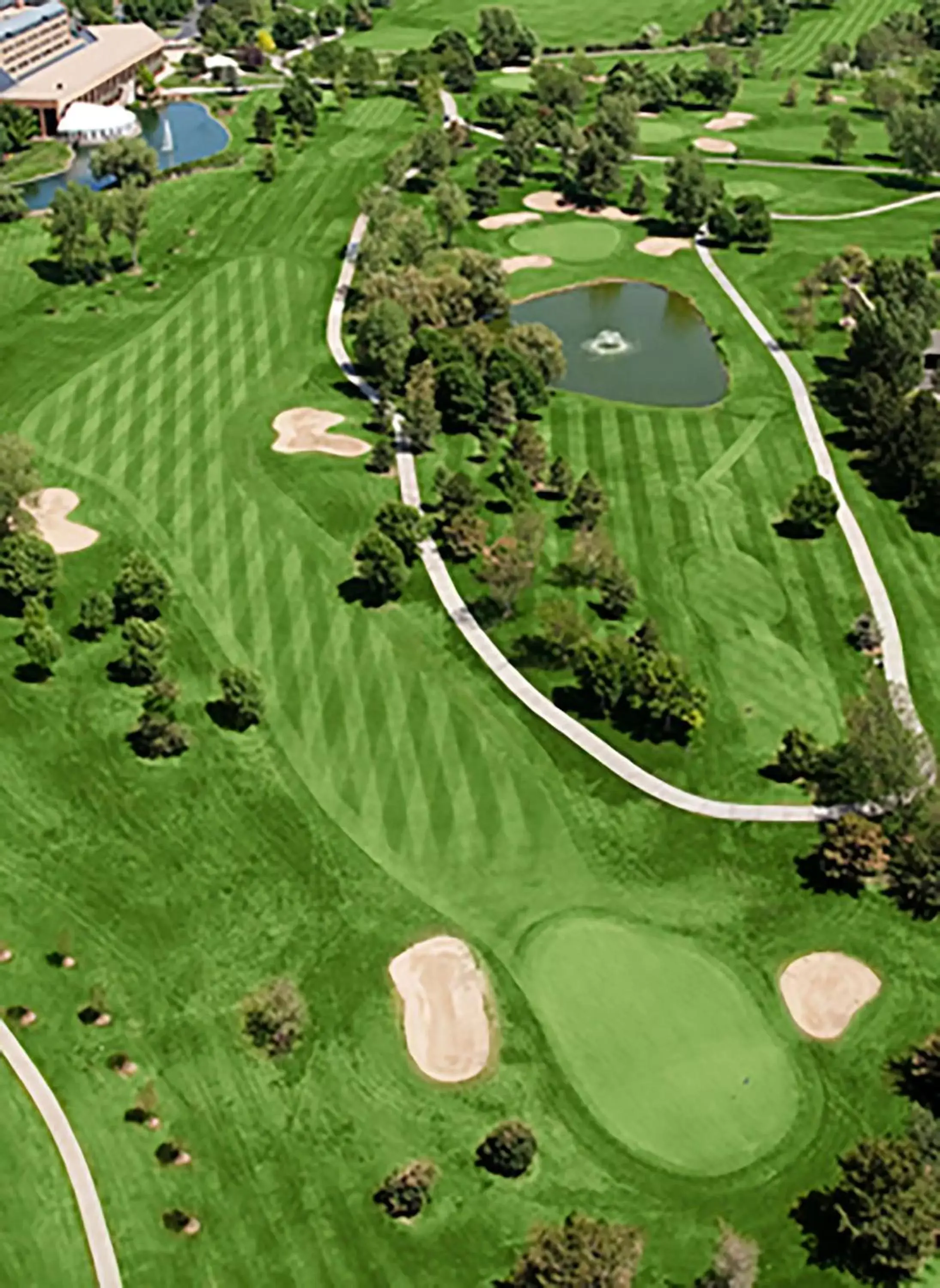 Golfcourse, Bird's-eye View in The Inverness Denver, a Hilton Golf & Spa Resort